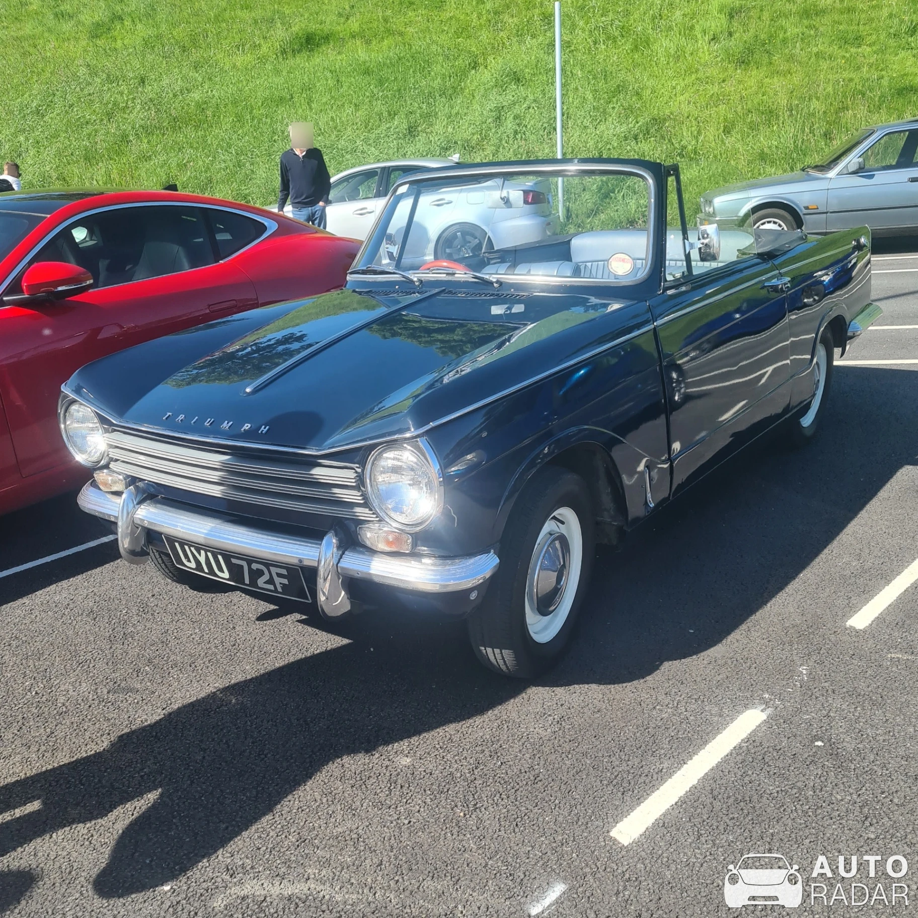 Triumph Herald 1200 spotted in Rhos on Sea, United Kingdom