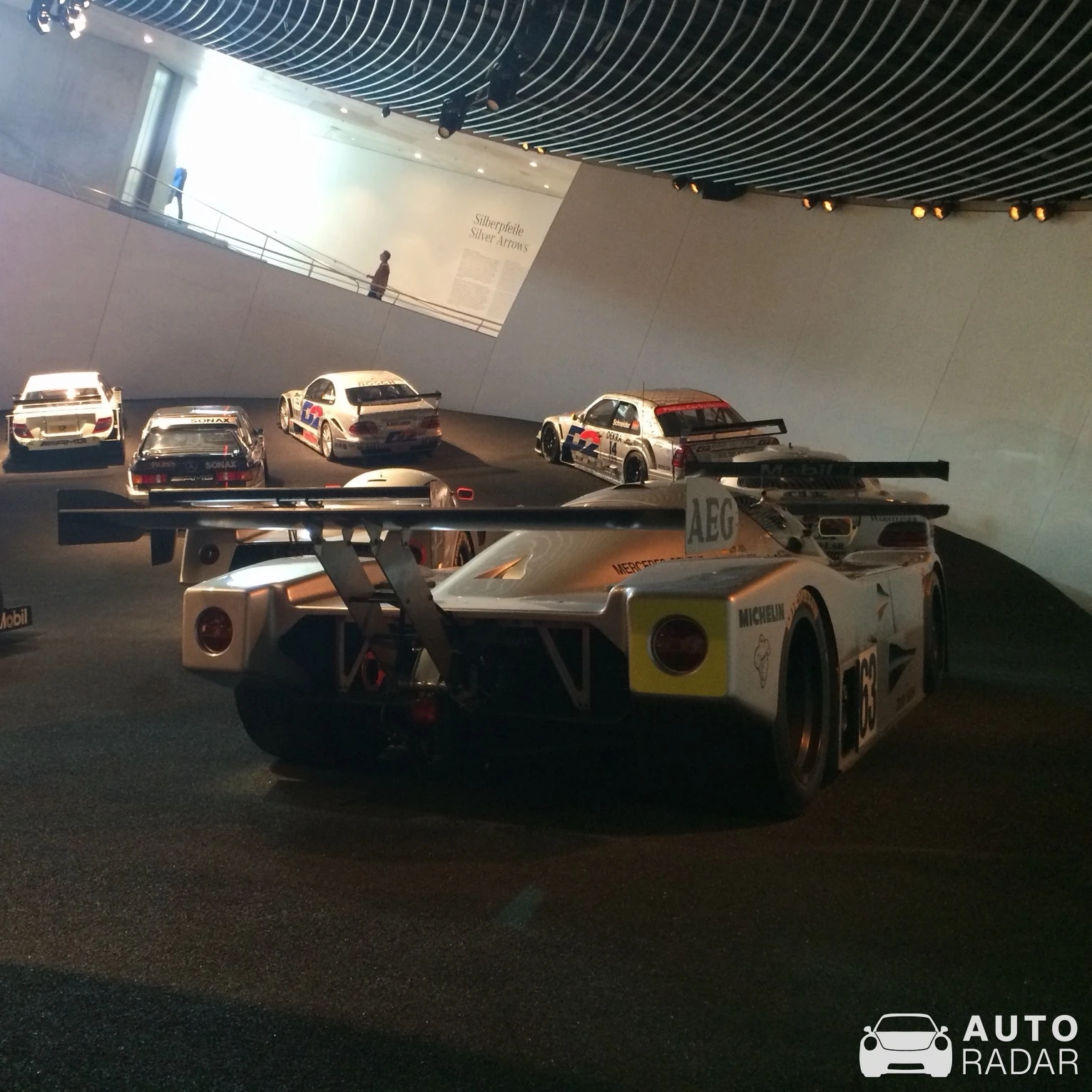 Sauber-Mercedes C9 spotted in Stuttgart, Duitsland