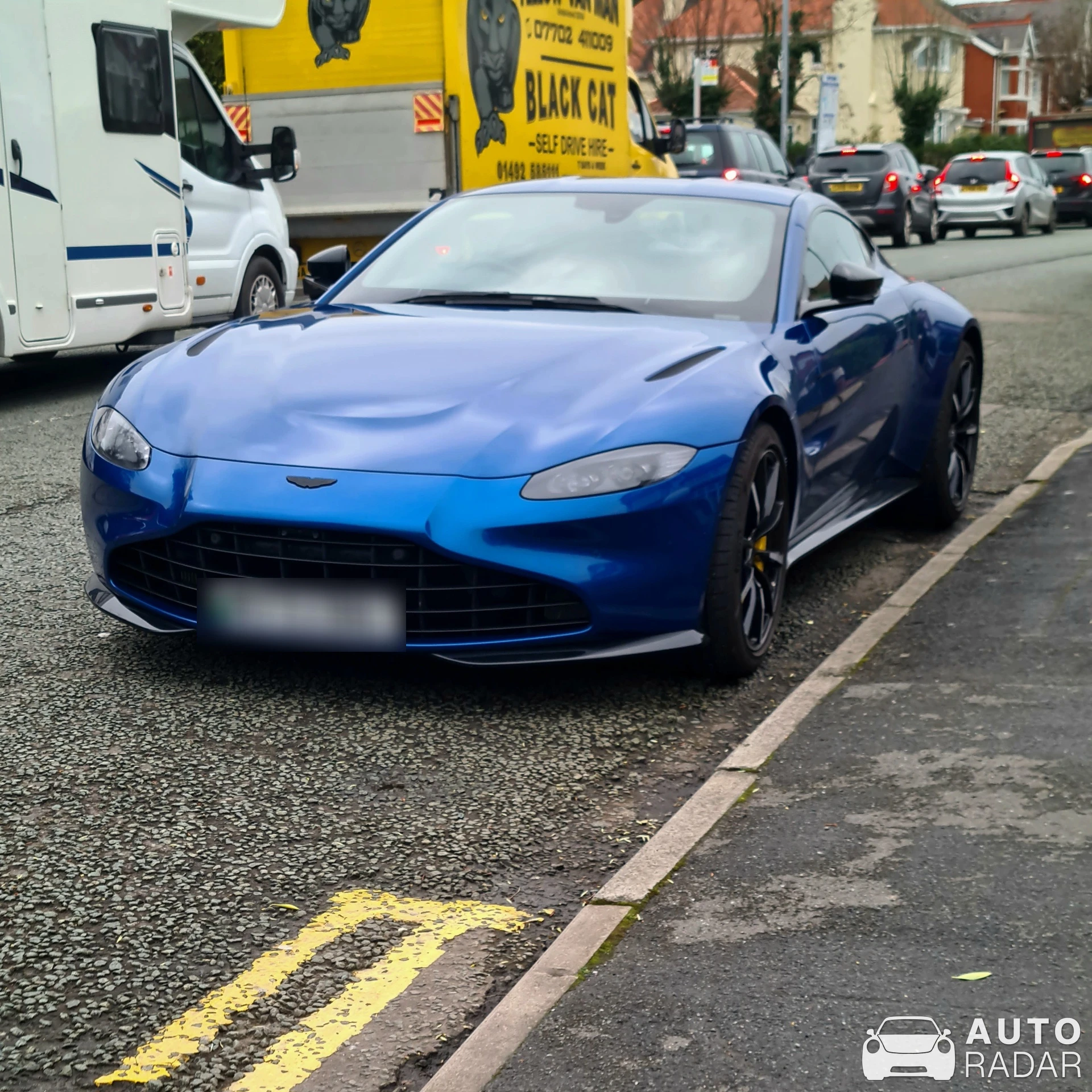 Aston Martin V8 Vantage 2018 British Edition spotted in Conwy Principal Area, United Kingdom