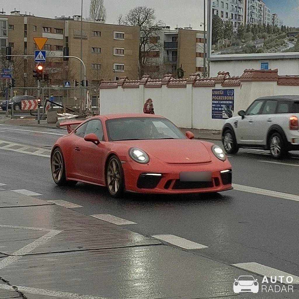 Porsche 991 GT3 MkI spotted in Warszawa, Polska