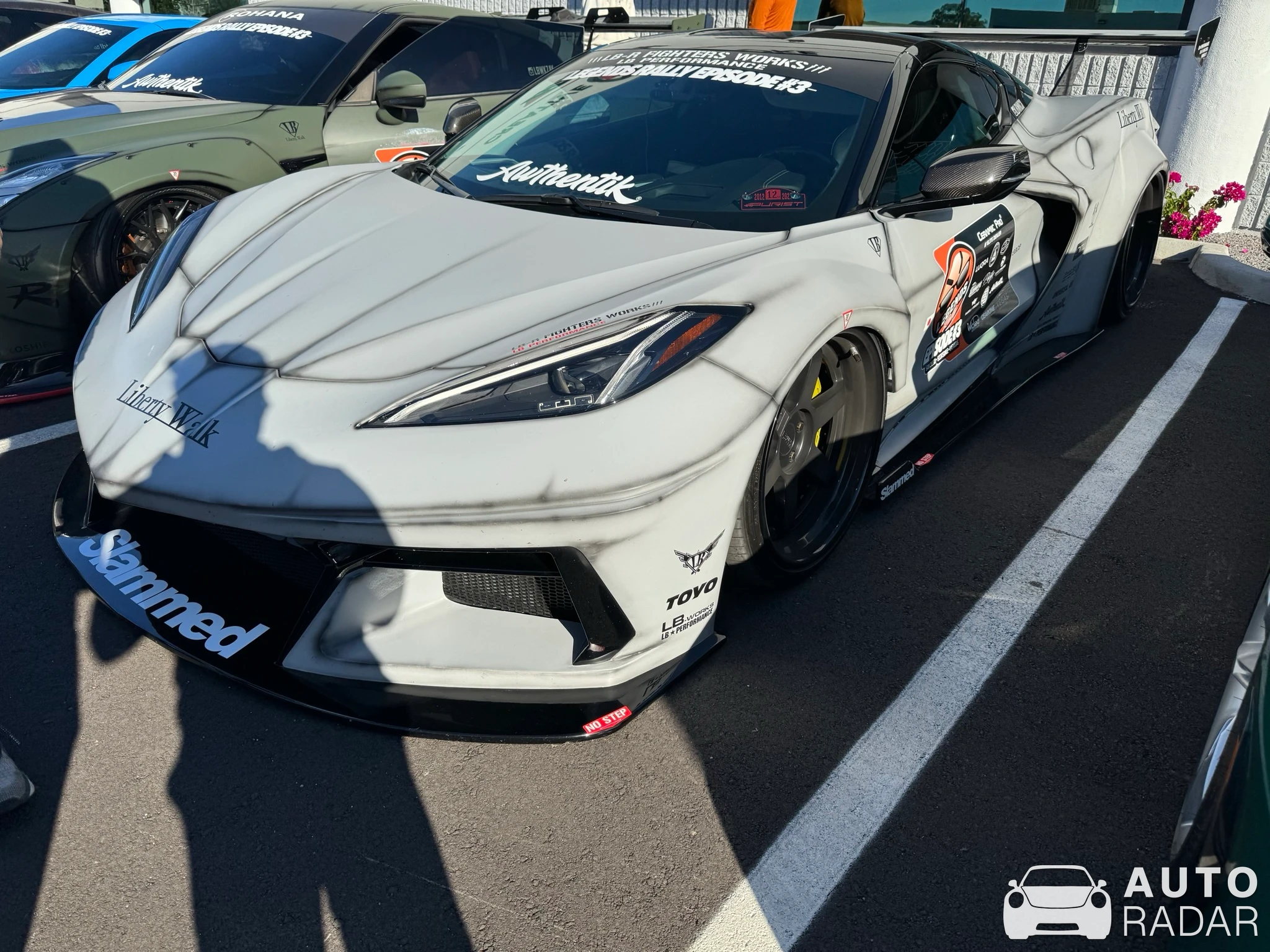 Chevrolet Corvette C8 Liberty Walk spotted in Phoenix