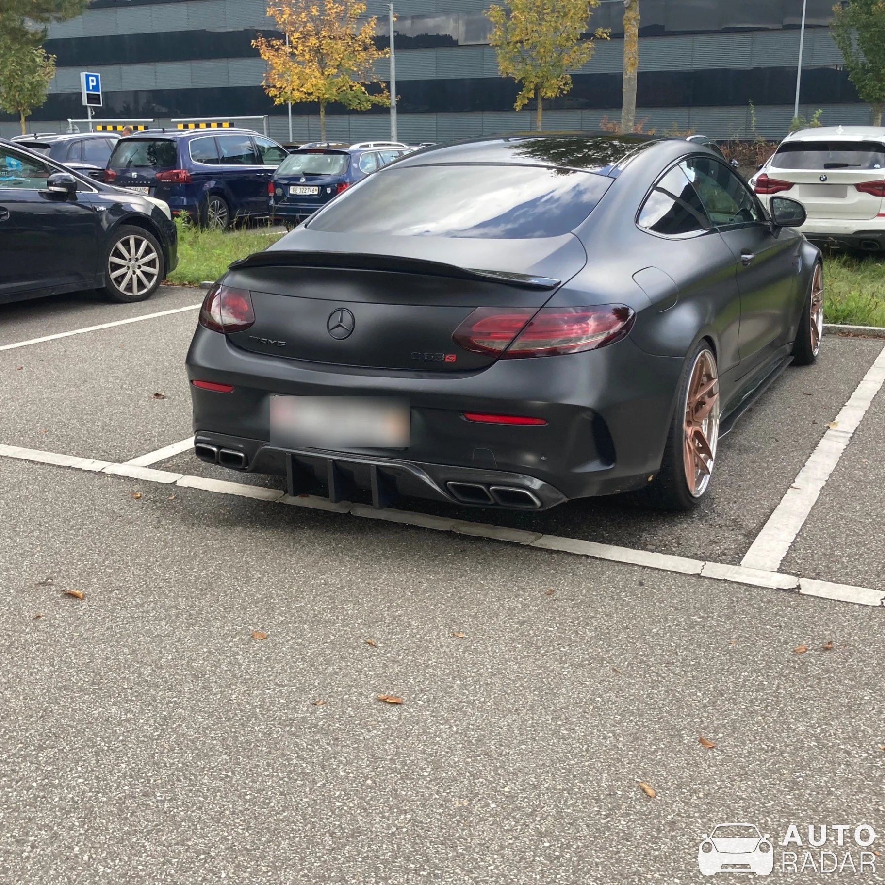 Mercedes-AMG C 63 Coupé C205 spotted in Biel, Switzerland