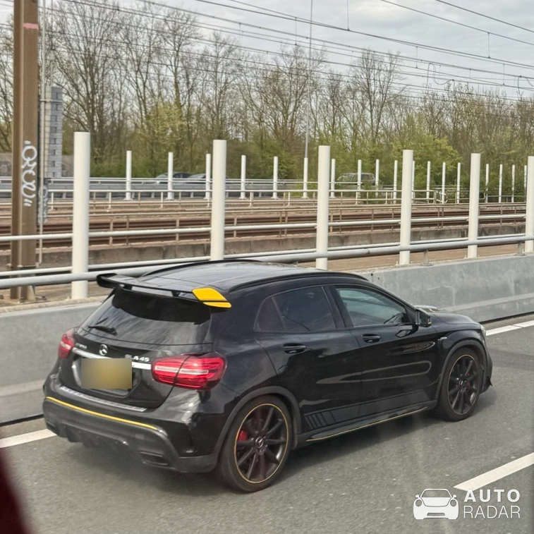 Mercedes-AMG GLA 45 X156 Yellow Night Edition spotted in Badhoevedorp