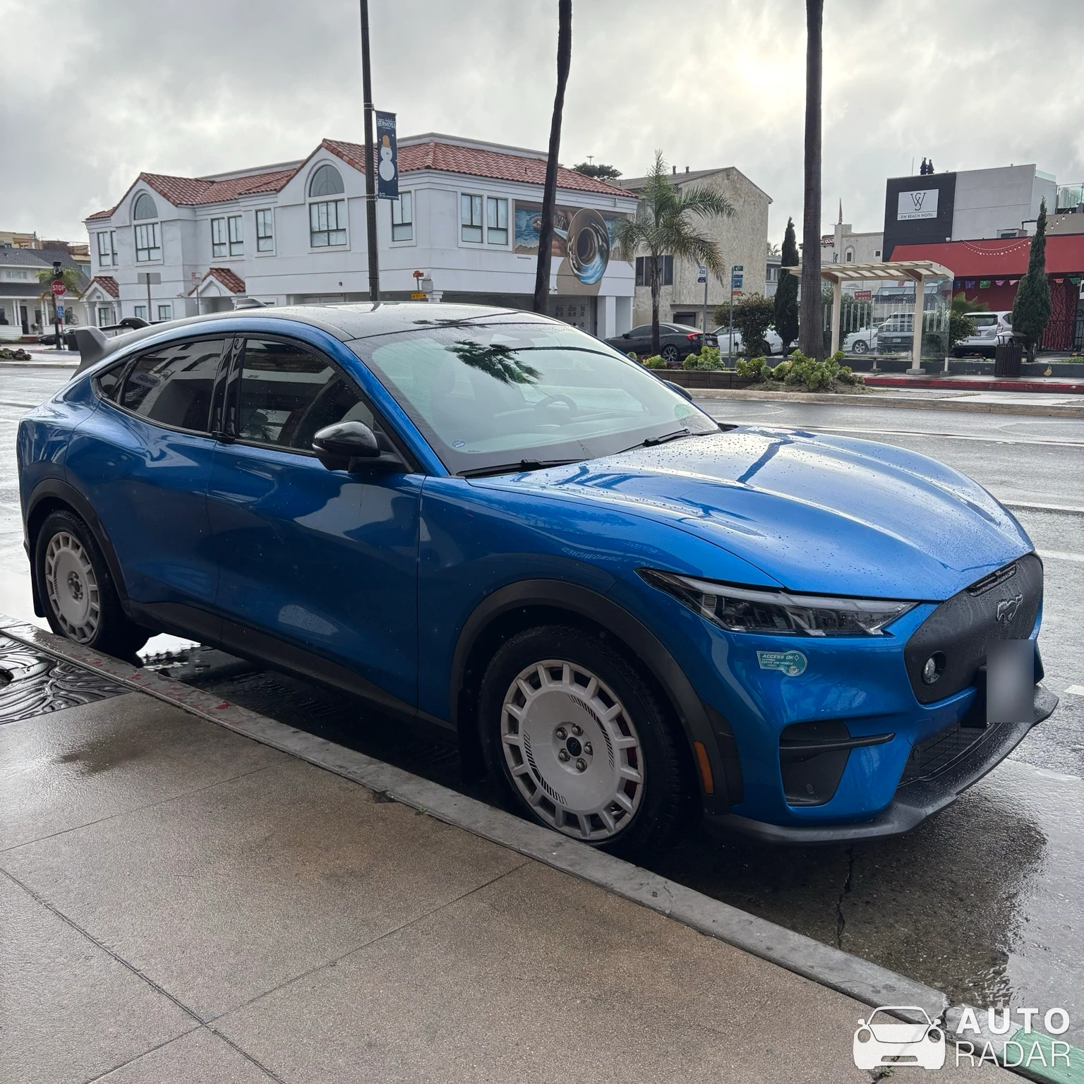 Ford Mustang Mach-E Rally spotted in Hermosa Beach, United States