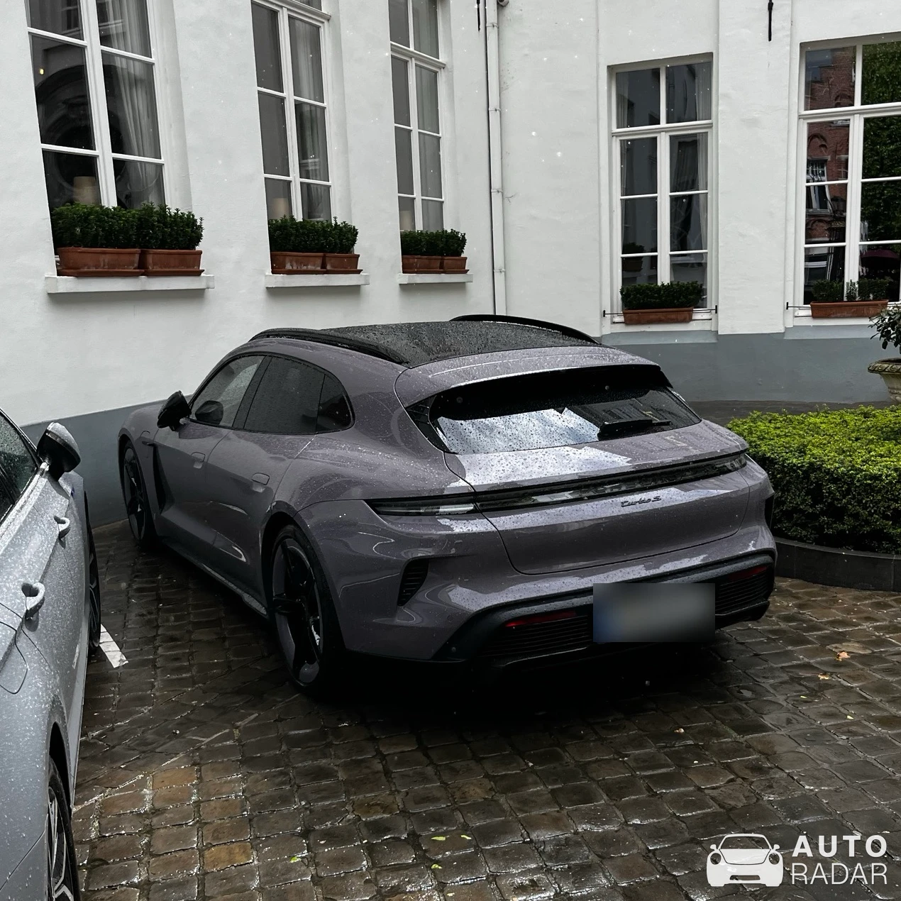 Porsche Taycan Turbo S Cross Turismo spotted in Brugge