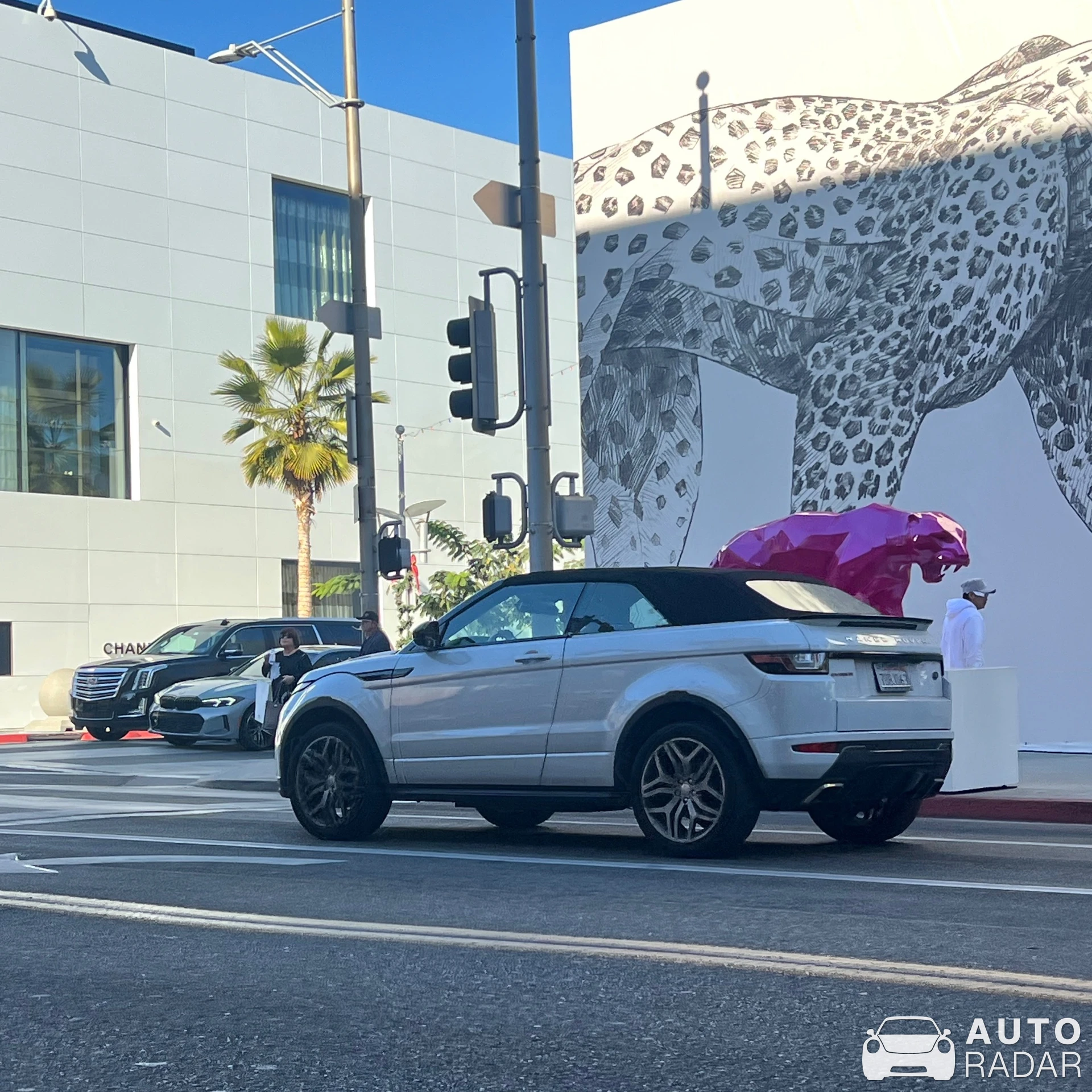 Land Rover Range Rover Evoque Convertible spotted in Beverly Hills, United States