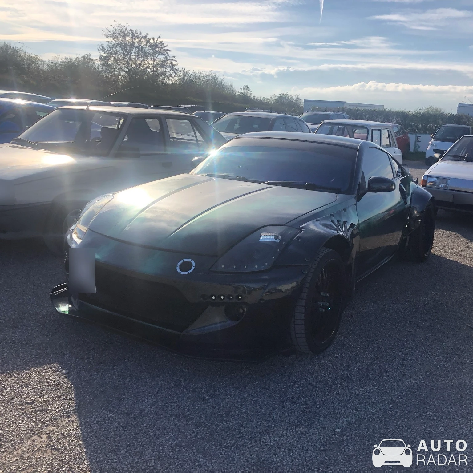 Nissan 350Z Rocket Bunny spotted in Cruas