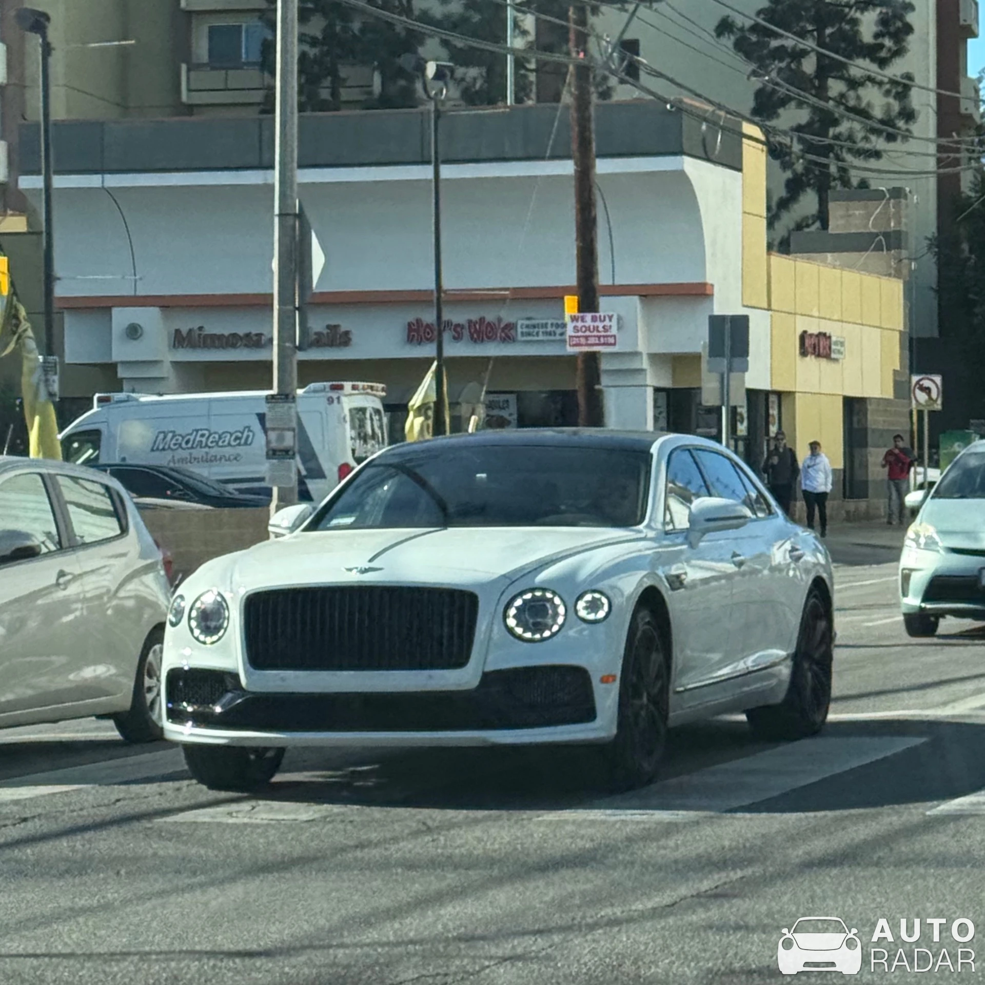 Bentley Flying Spur Hybrid spotted in Los Angeles, United States