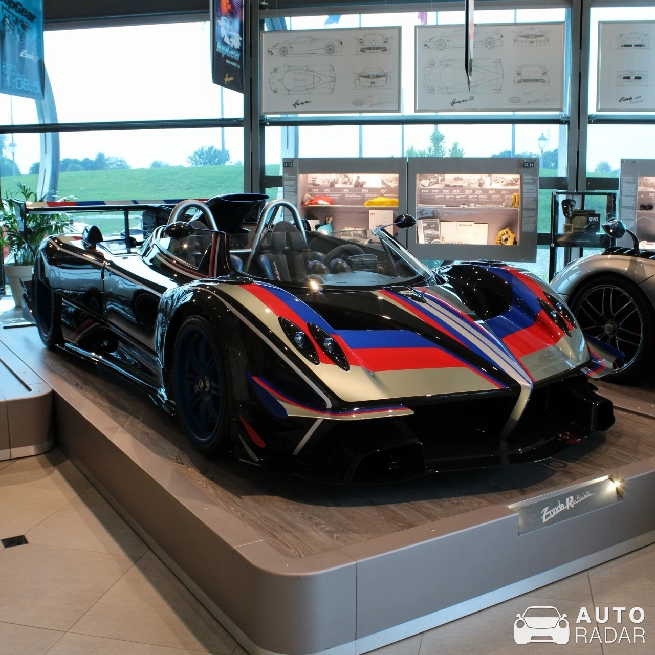 Pagani Zonda HP Barchetta spotted in San Cesario sul Panaro