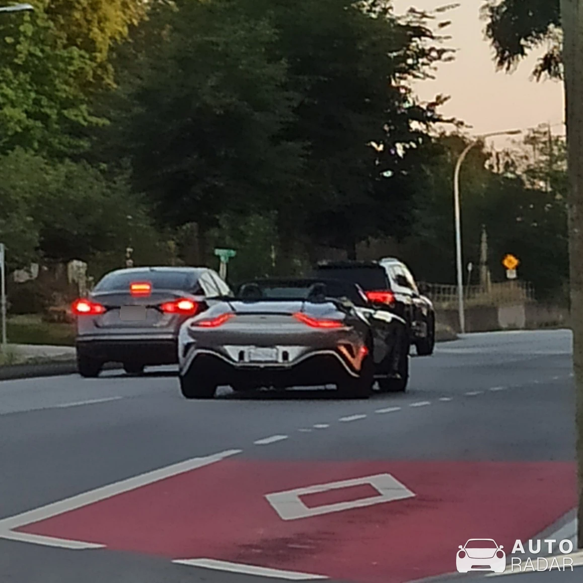 Aston Martin V8 Vantage Formula 1 Edition Roadster spotted in Surrey, Canada