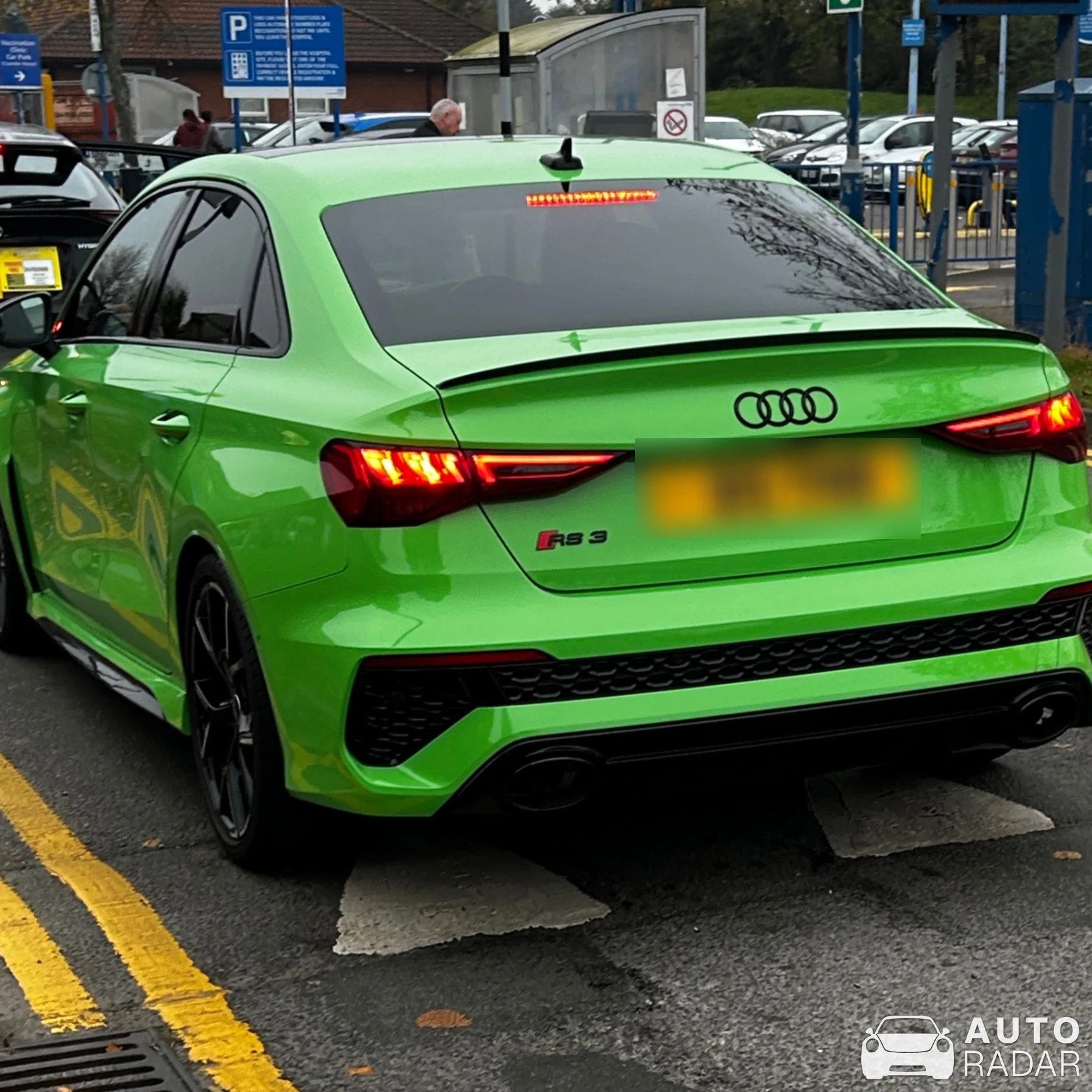 Audi RS3 Sedan 8Y spotted in Warwickshire, United Kingdom