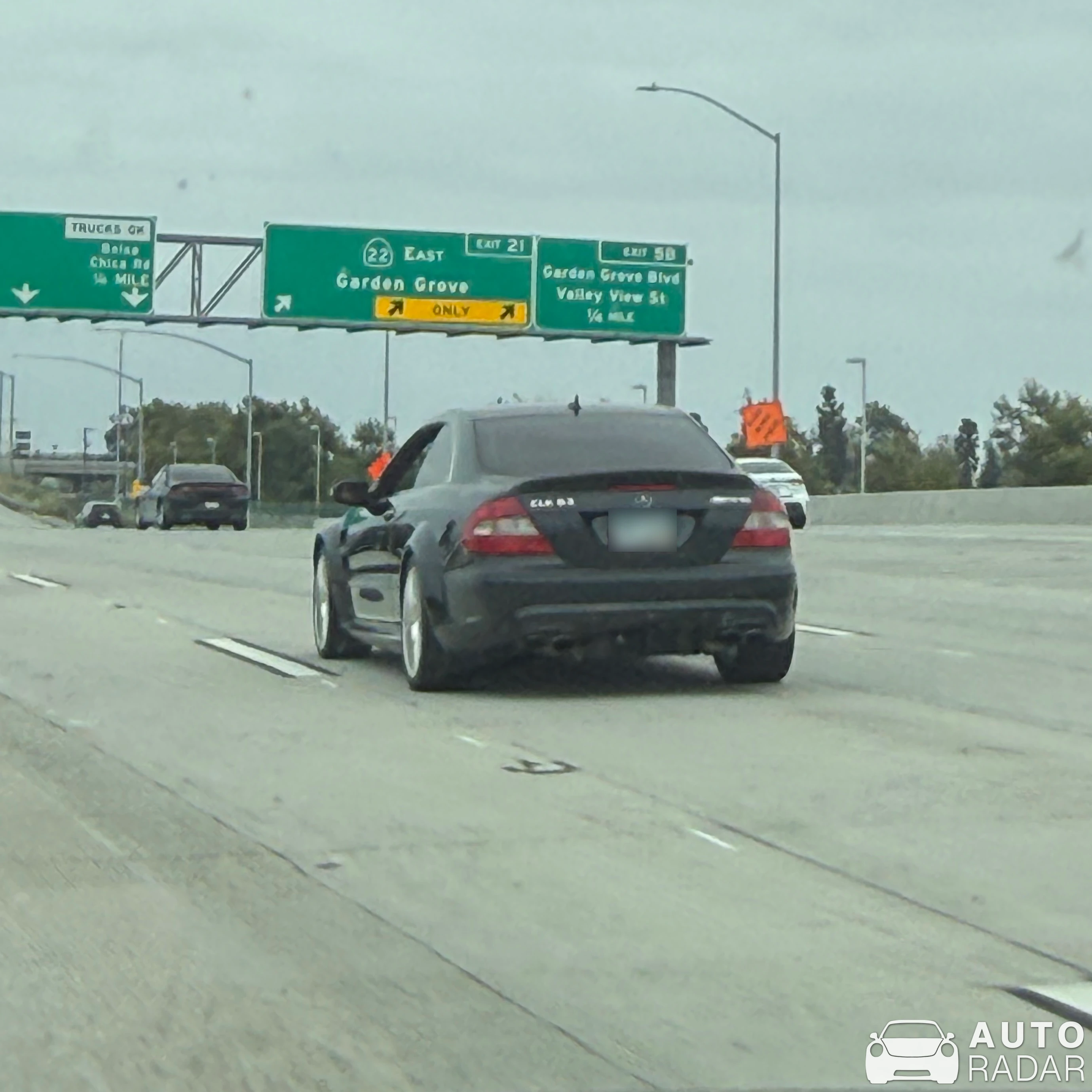 Mercedes-Benz CLK 63 AMG Black Series spotted in Seal Beach