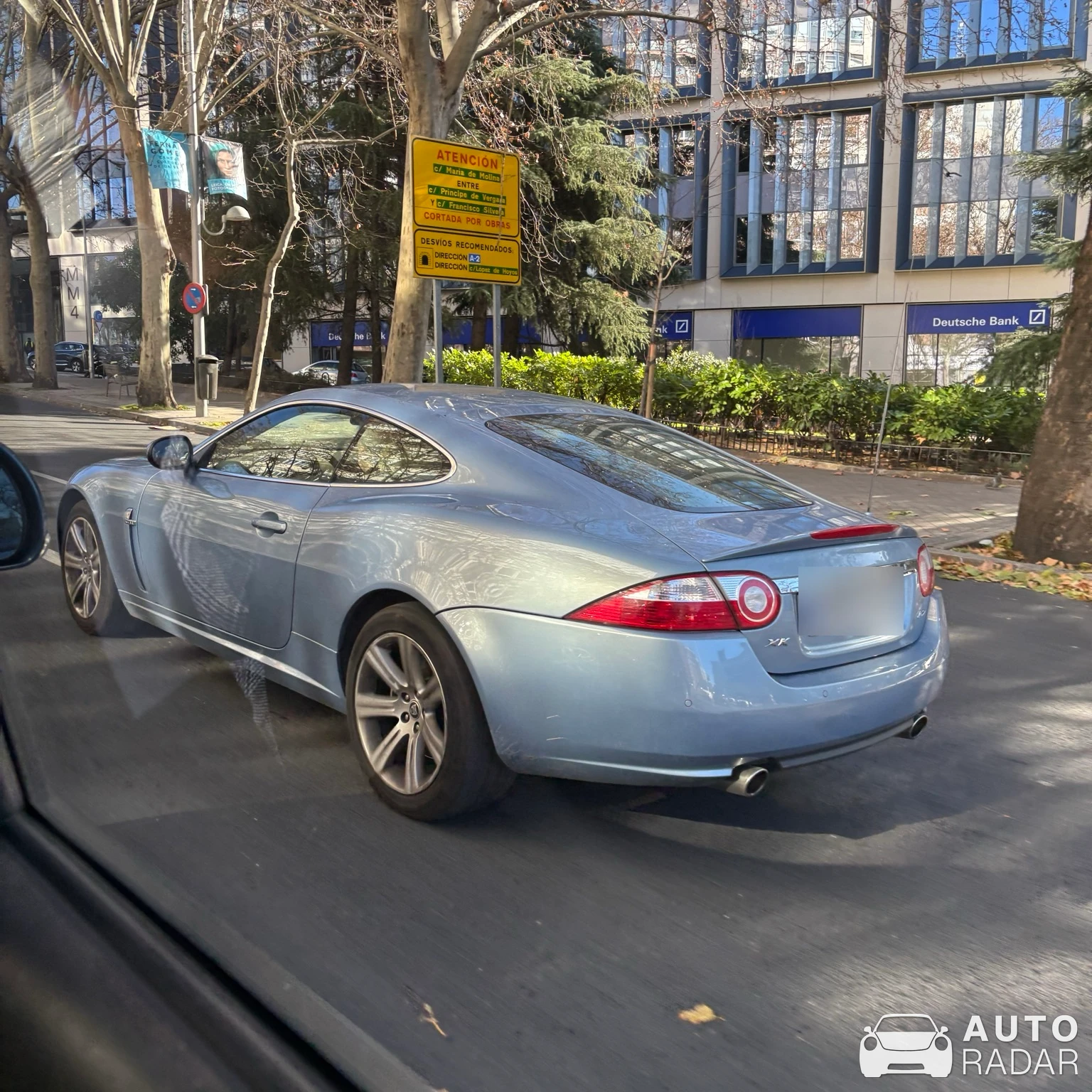 Jaguar XK spotted in Madrid, España