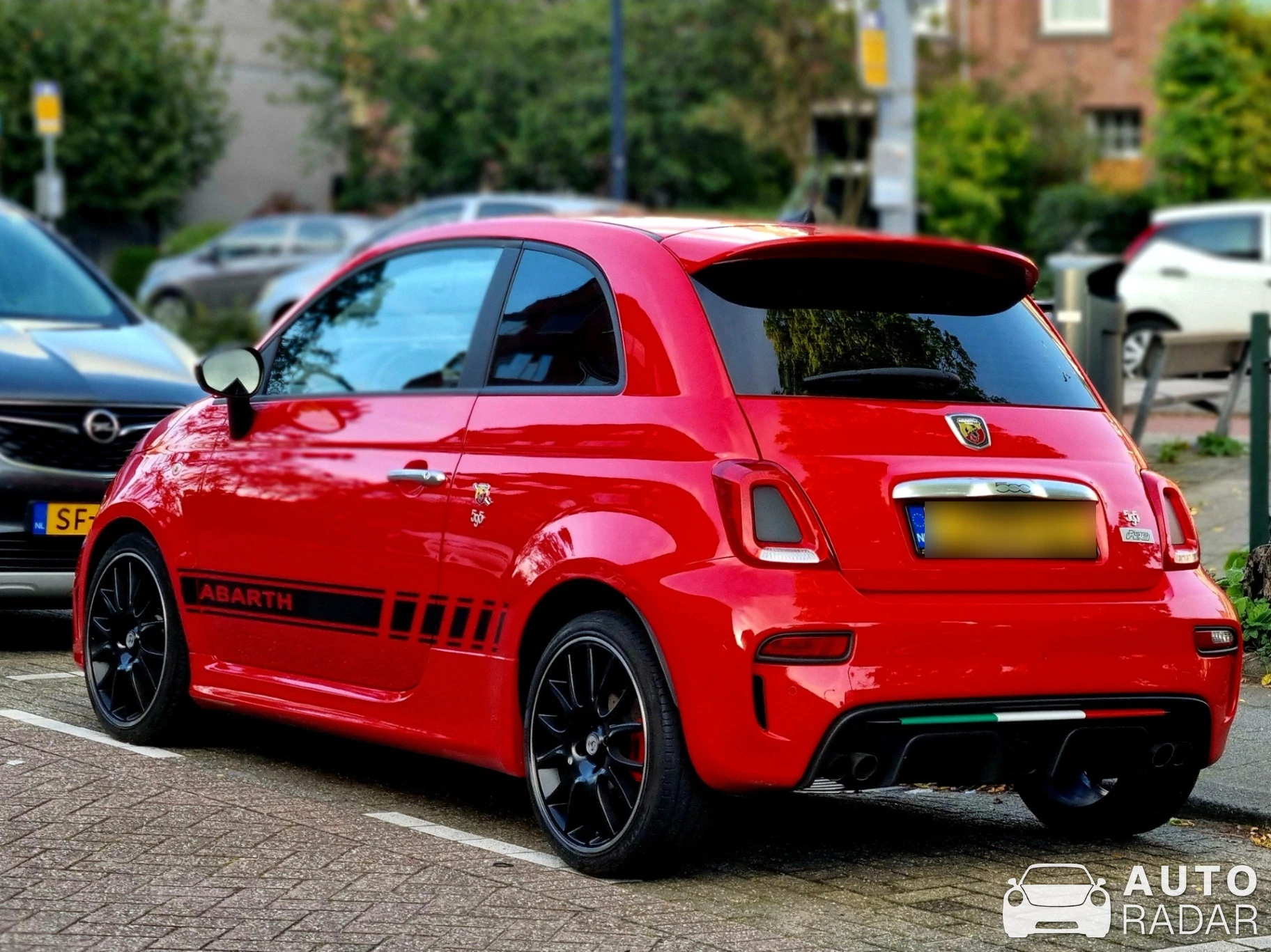Abarth 595 spotted in Rotterdam, Netherlands