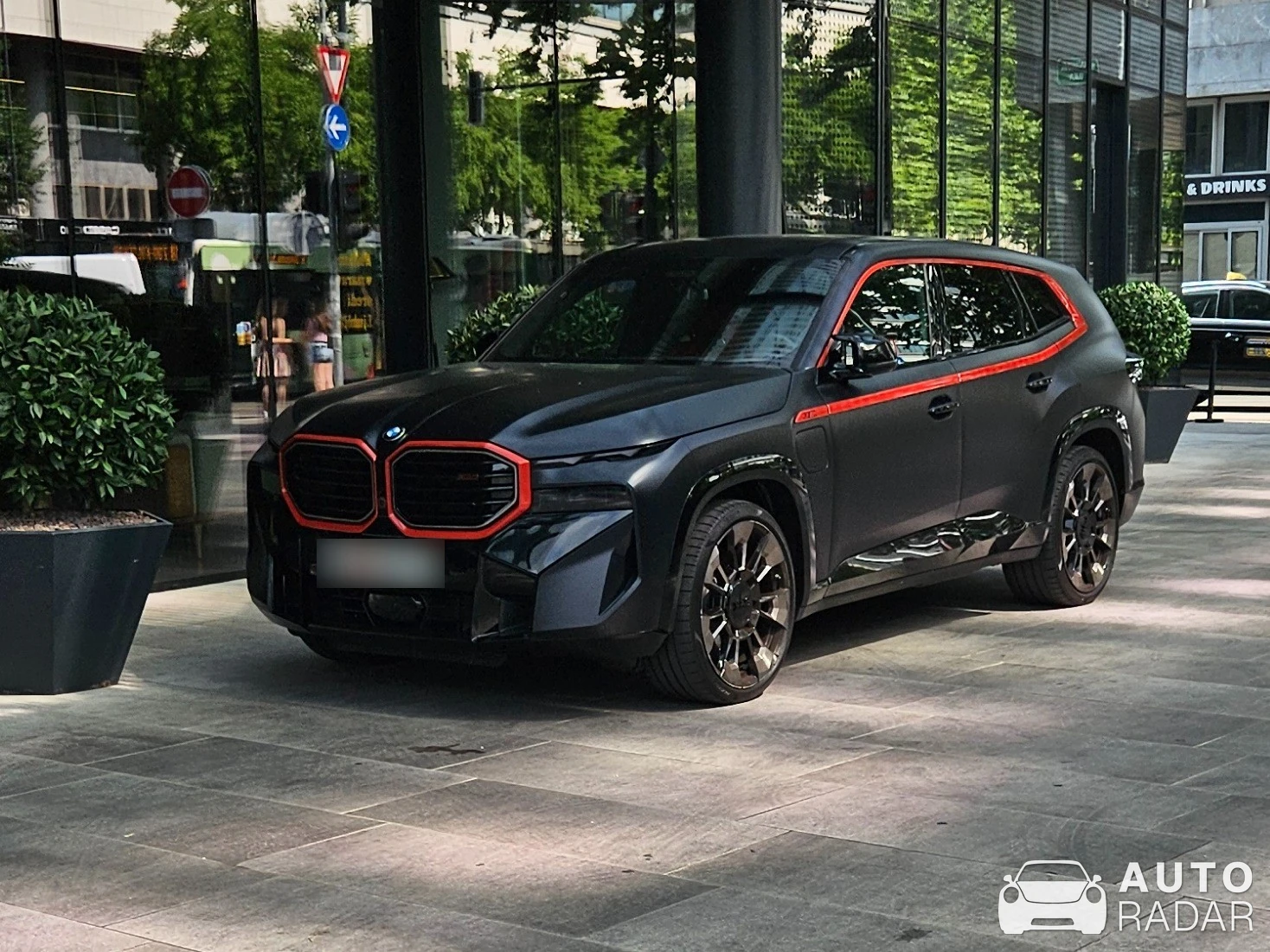 BMW XM G09 Label Red Renegade Design spotted in Ljubljana