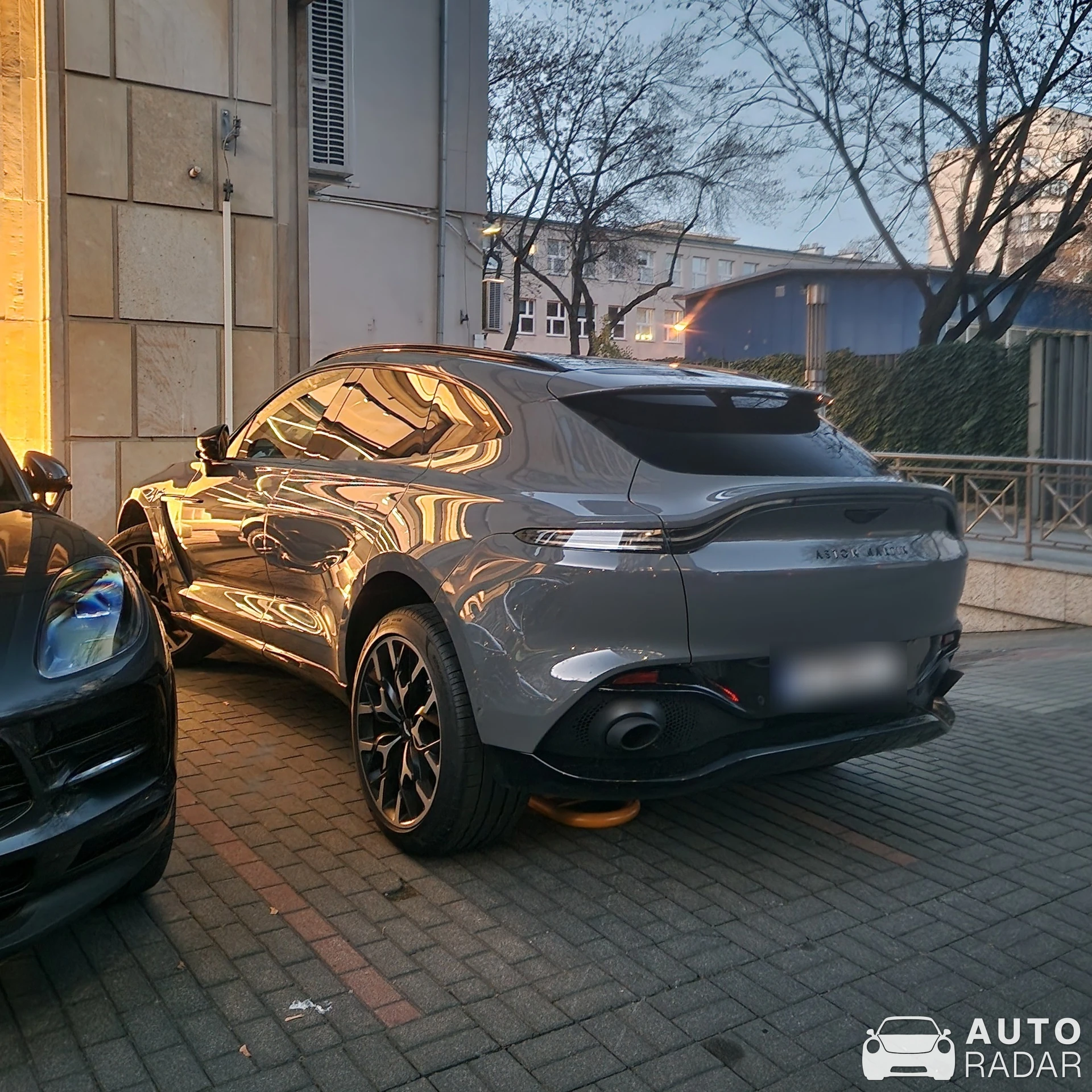 Aston Martin DBX spotted in Warszawa, Poland