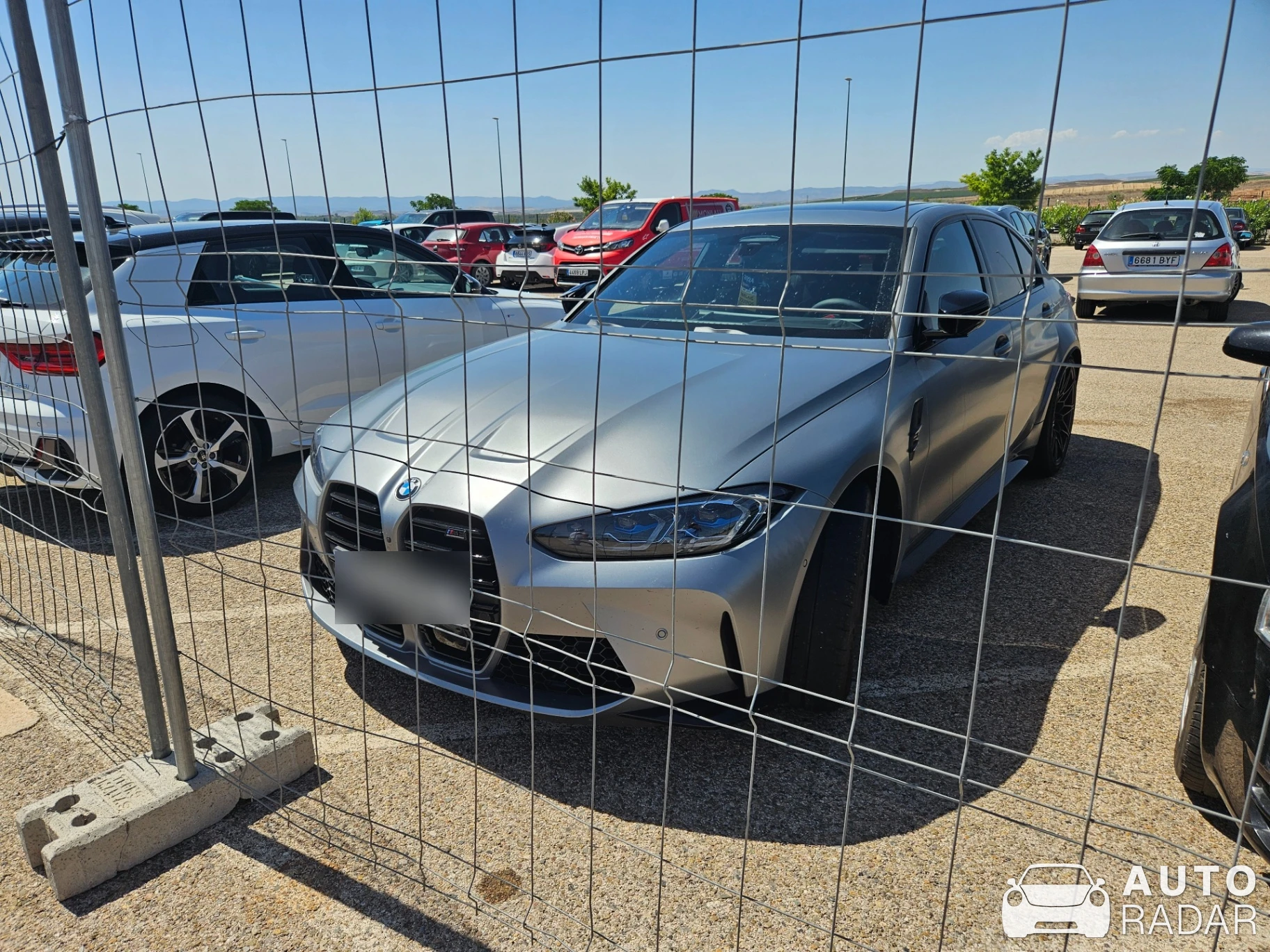 BMW M3 G80 Sedan Competition spotted in Teruel, Spain
