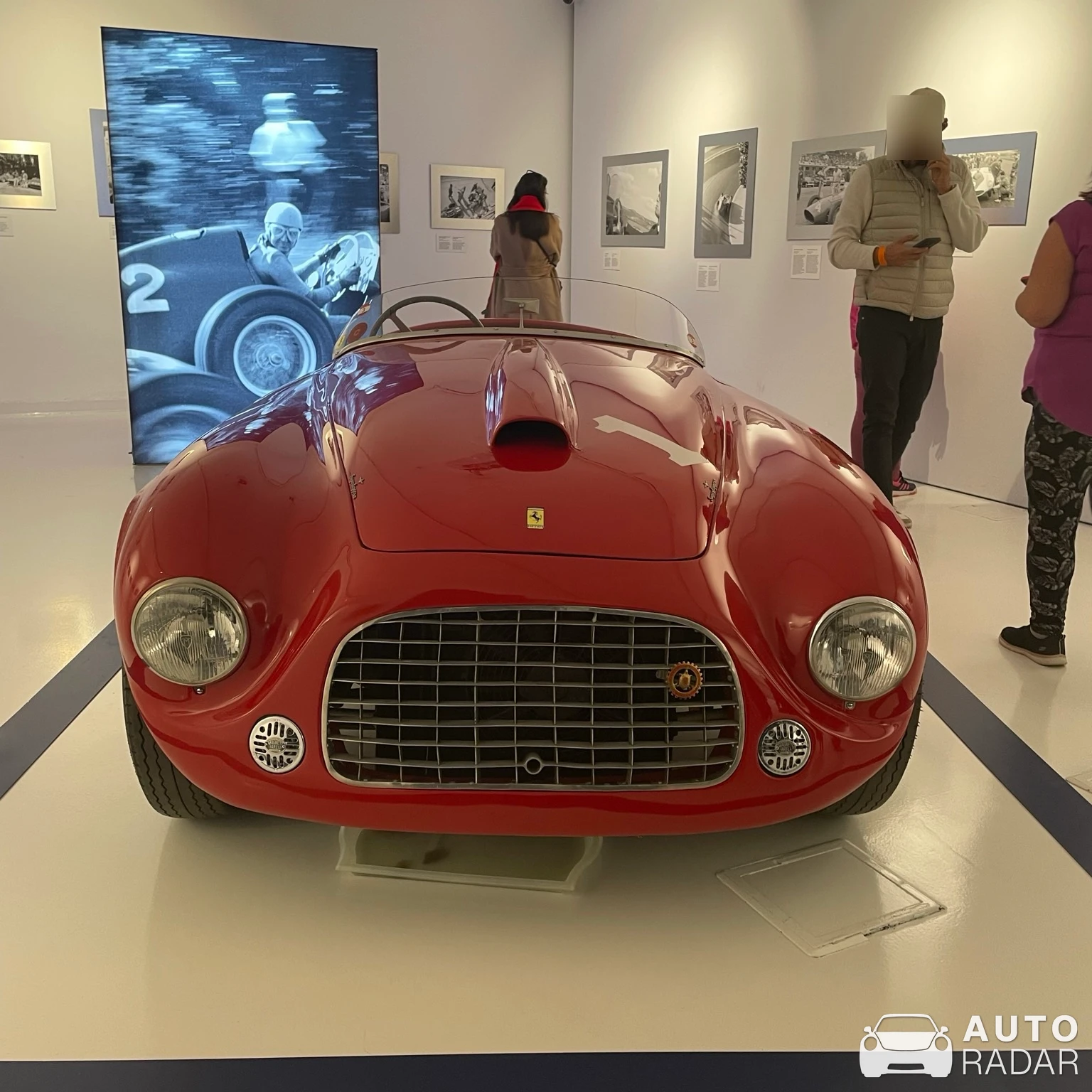 Ferrari 166 MM Vignale Berlinetta spotted in Modena, Italy