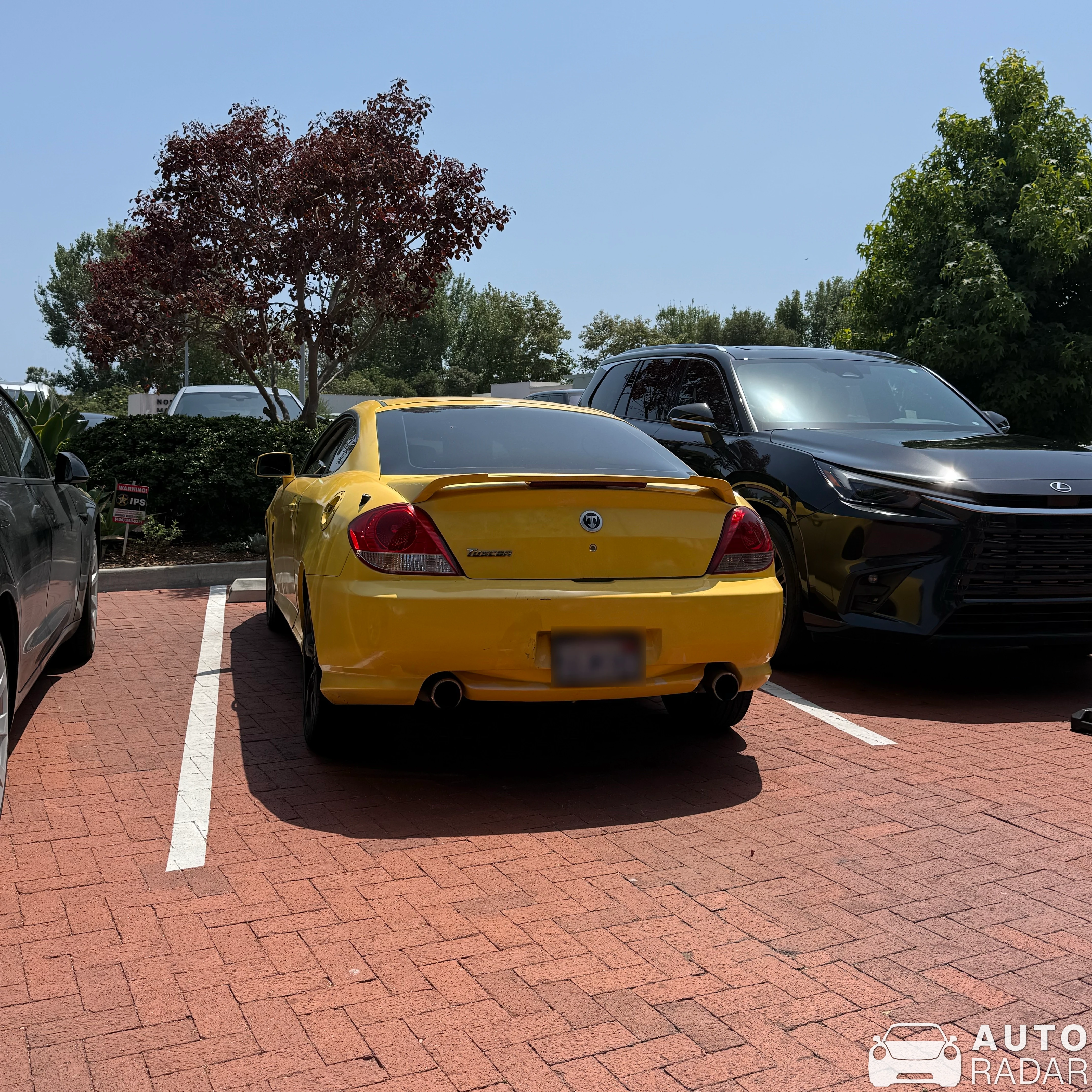 Hyundai Tiburon spotted in Malibu