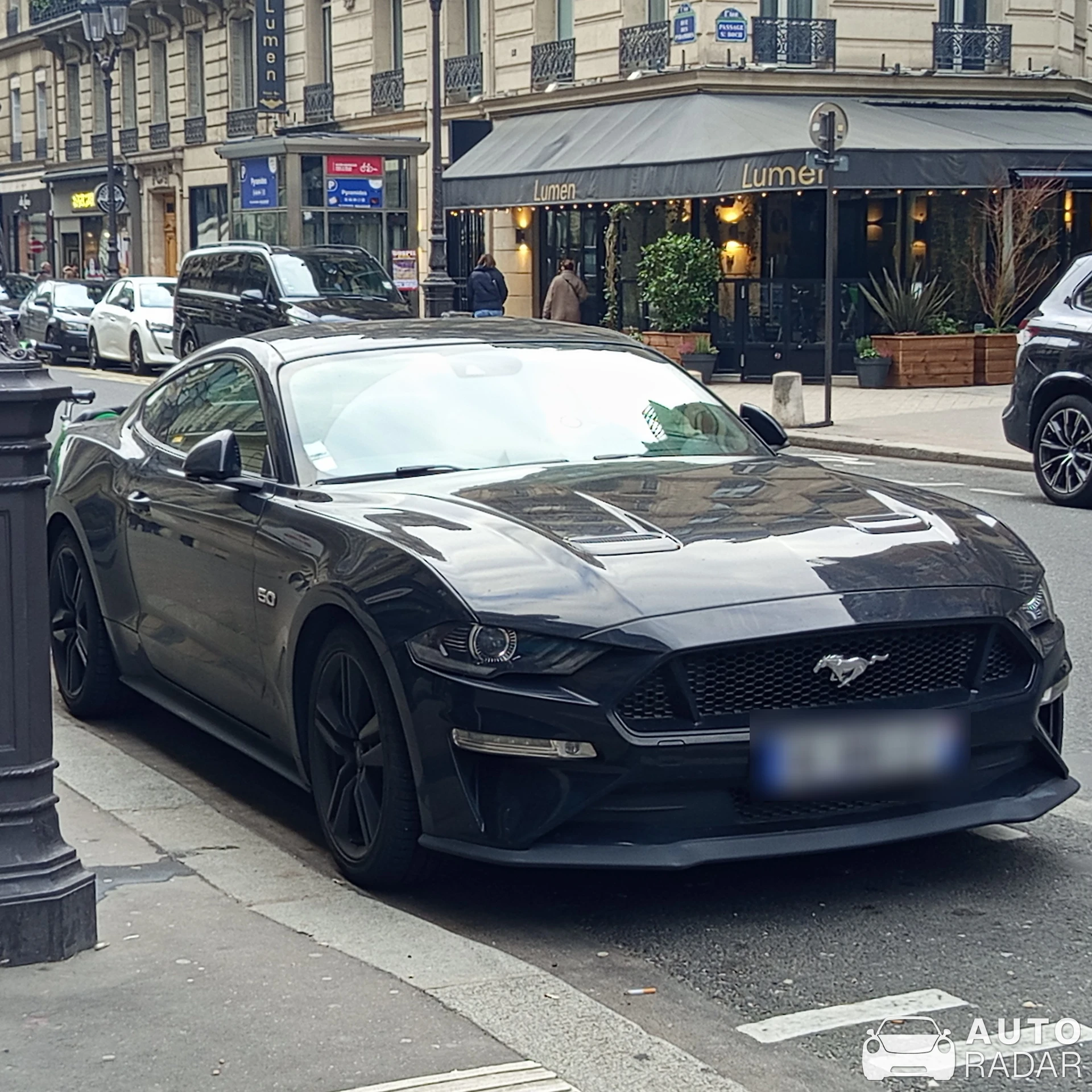 Ford Mustang GT spotted in Paris, France