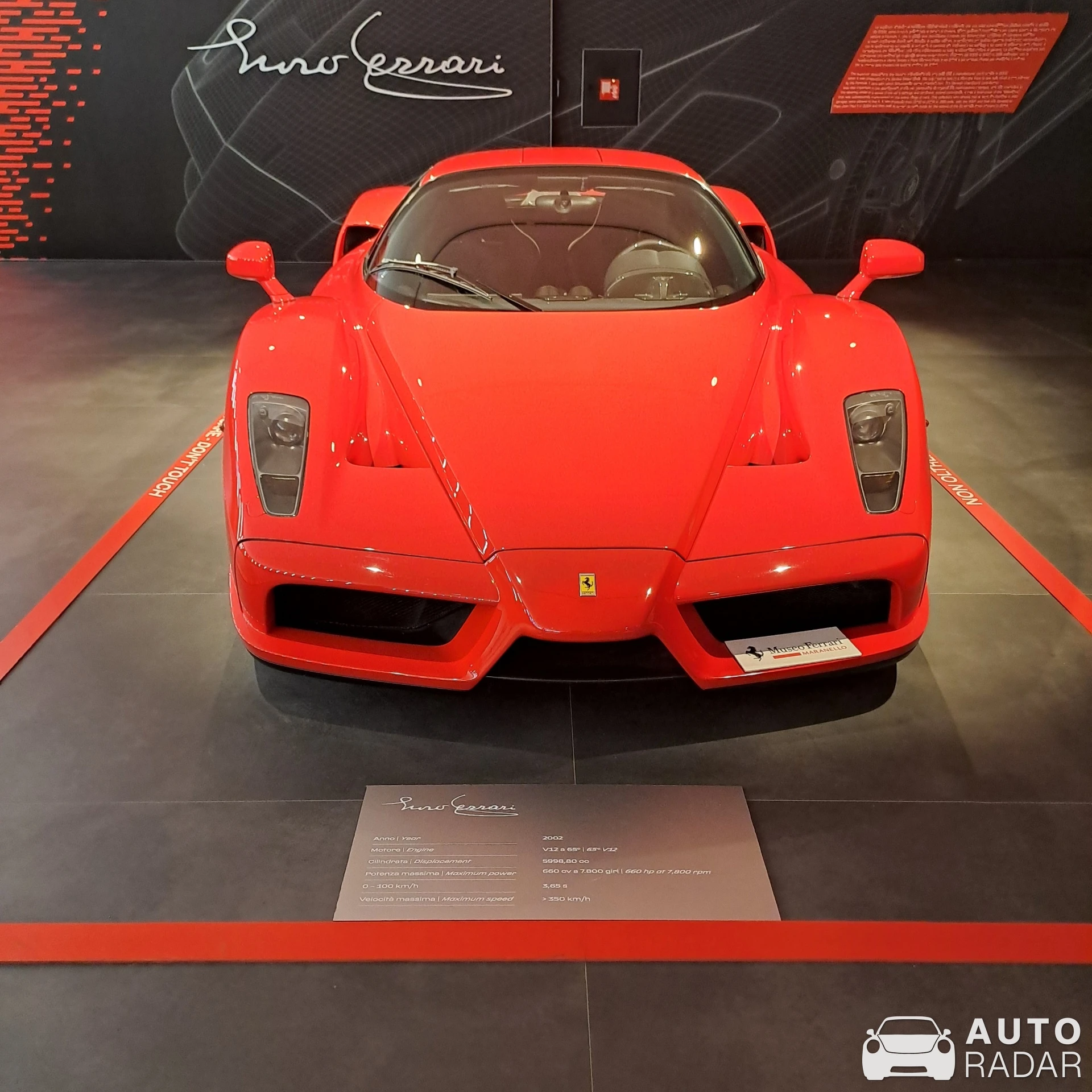 Ferrari Enzo spotted in Maranello, Italy