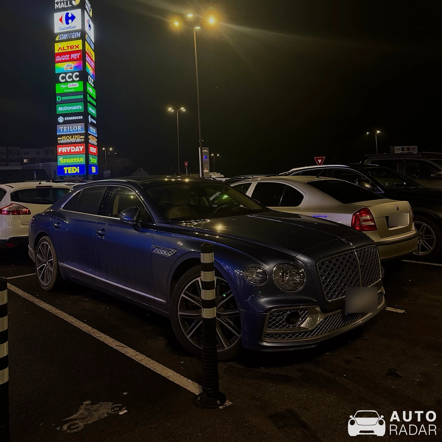 Bentley Flying Spur Hybrid Mulliner spotted in Pitești