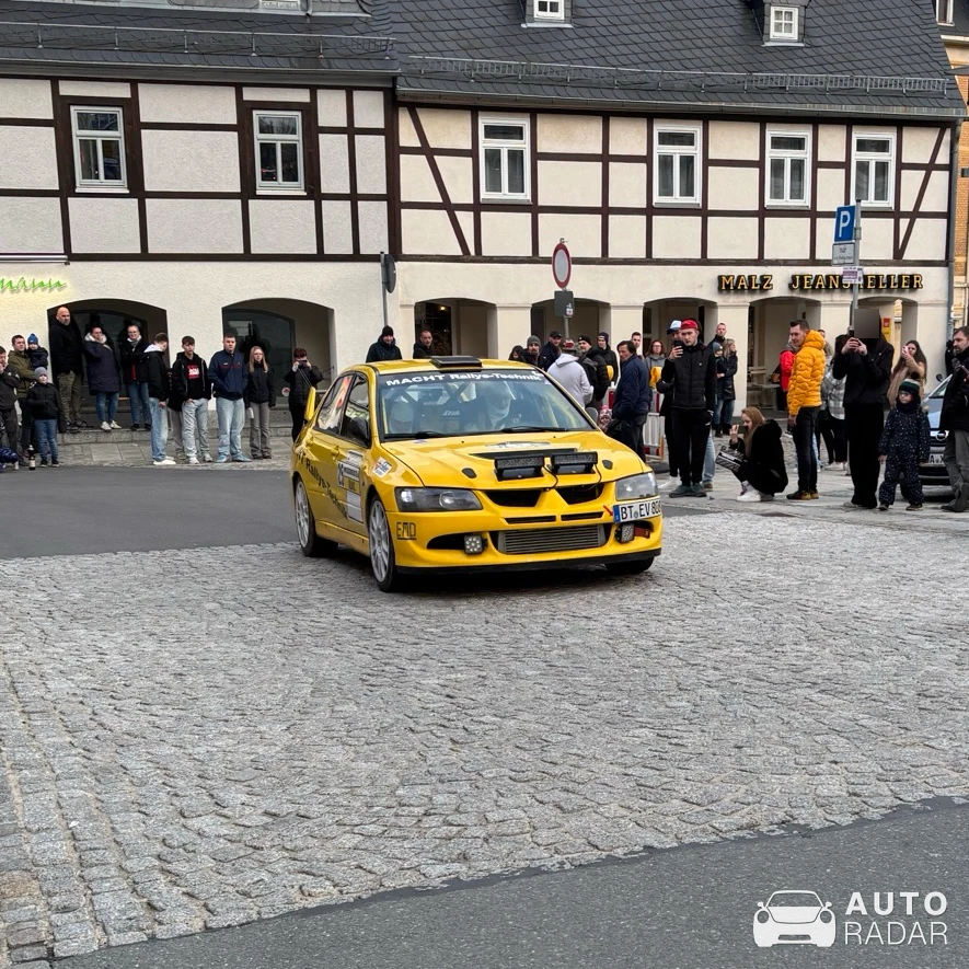 Mitsubishi Lancer Evolution IX Rally spotted in Stollberg/Erzgebirge