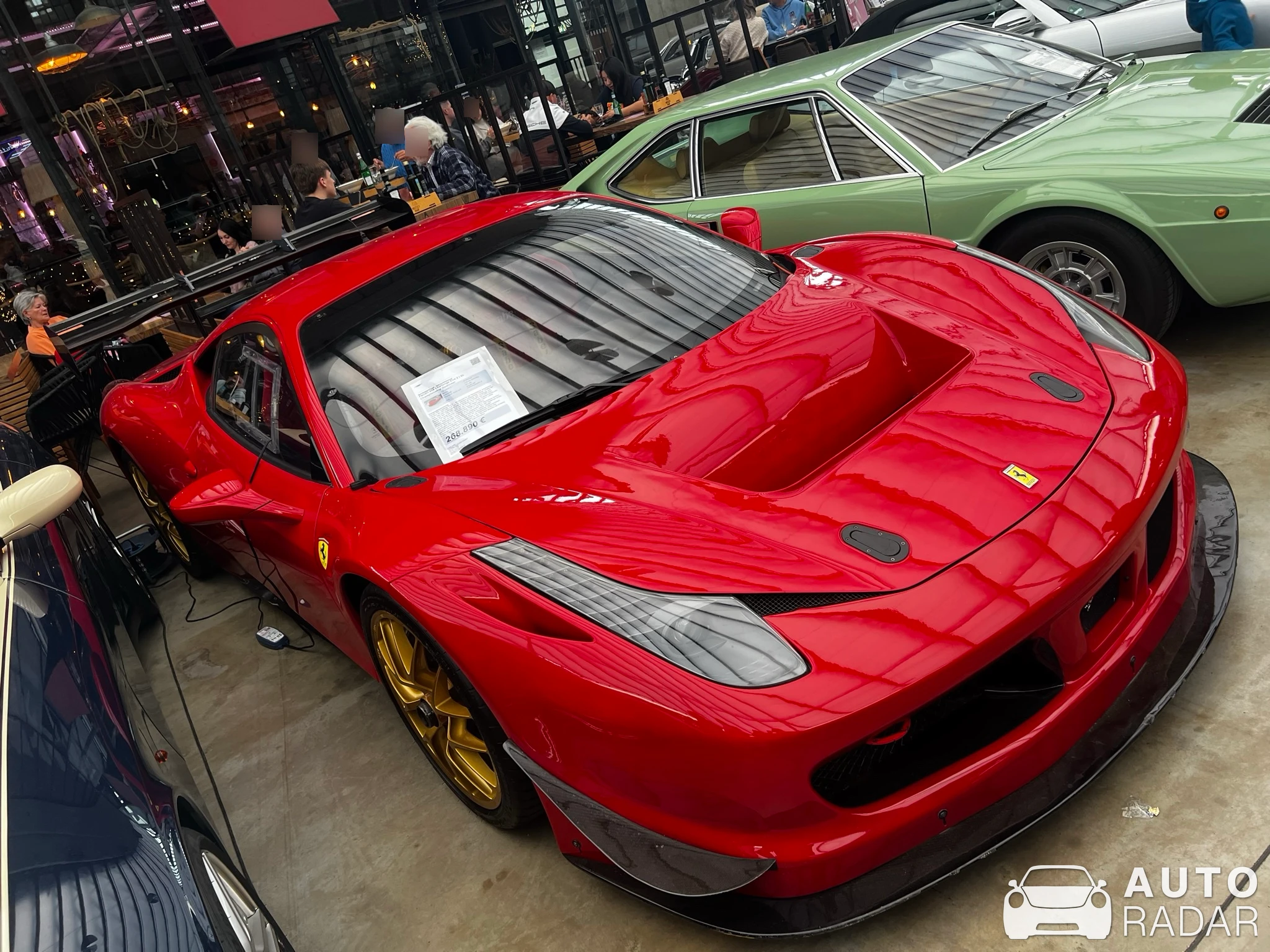Ferrari 458 Italia GT3 spotted in Düsseldorf