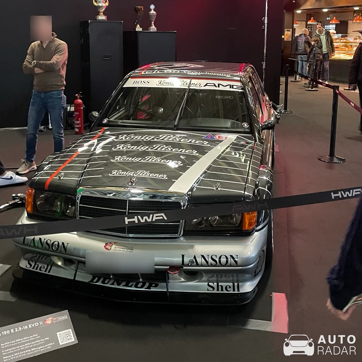 Mercedes-Benz 190 E 2.5-16v EVO II spotted in Paris, France