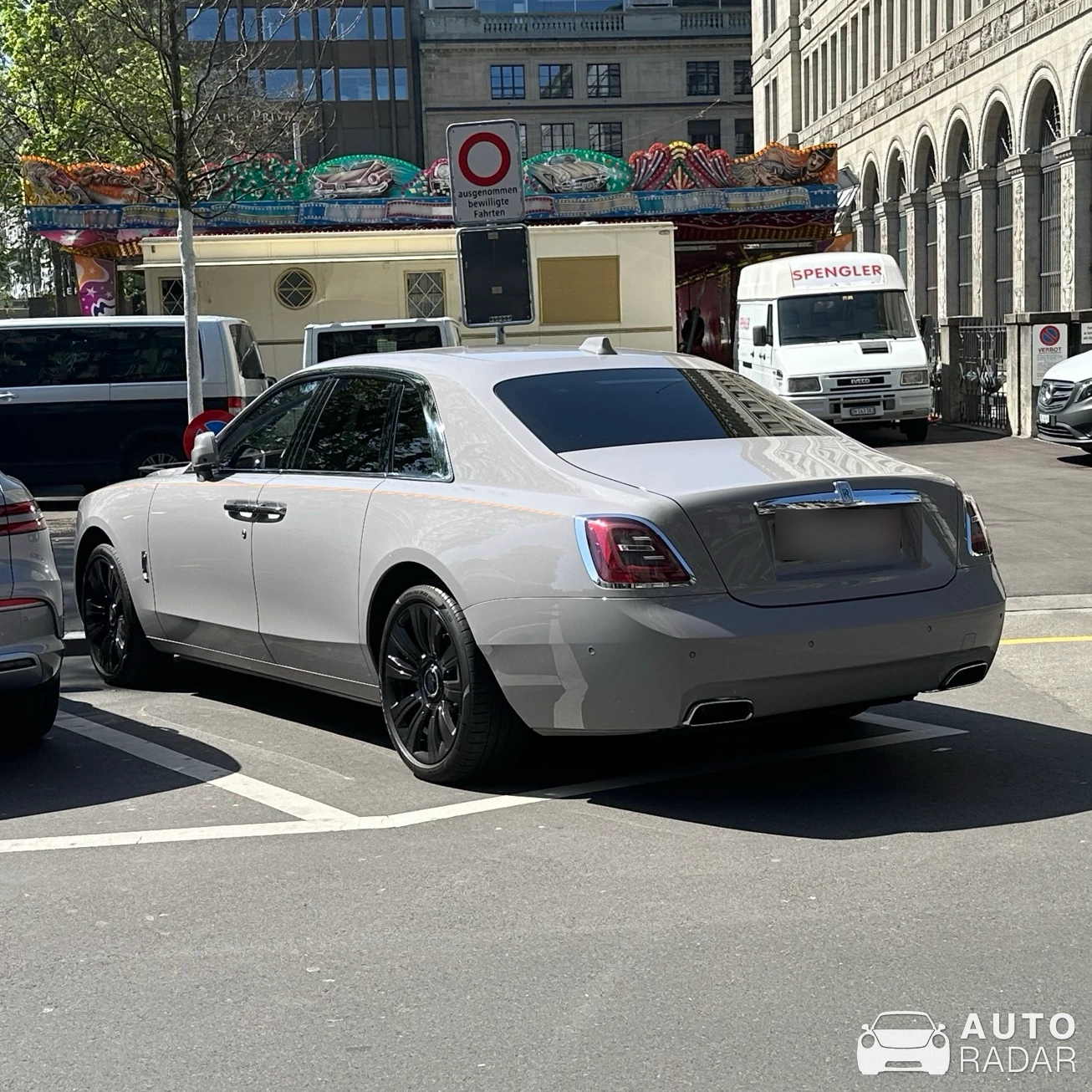 Rolls-Royce Ghost II spotted in Zürich
