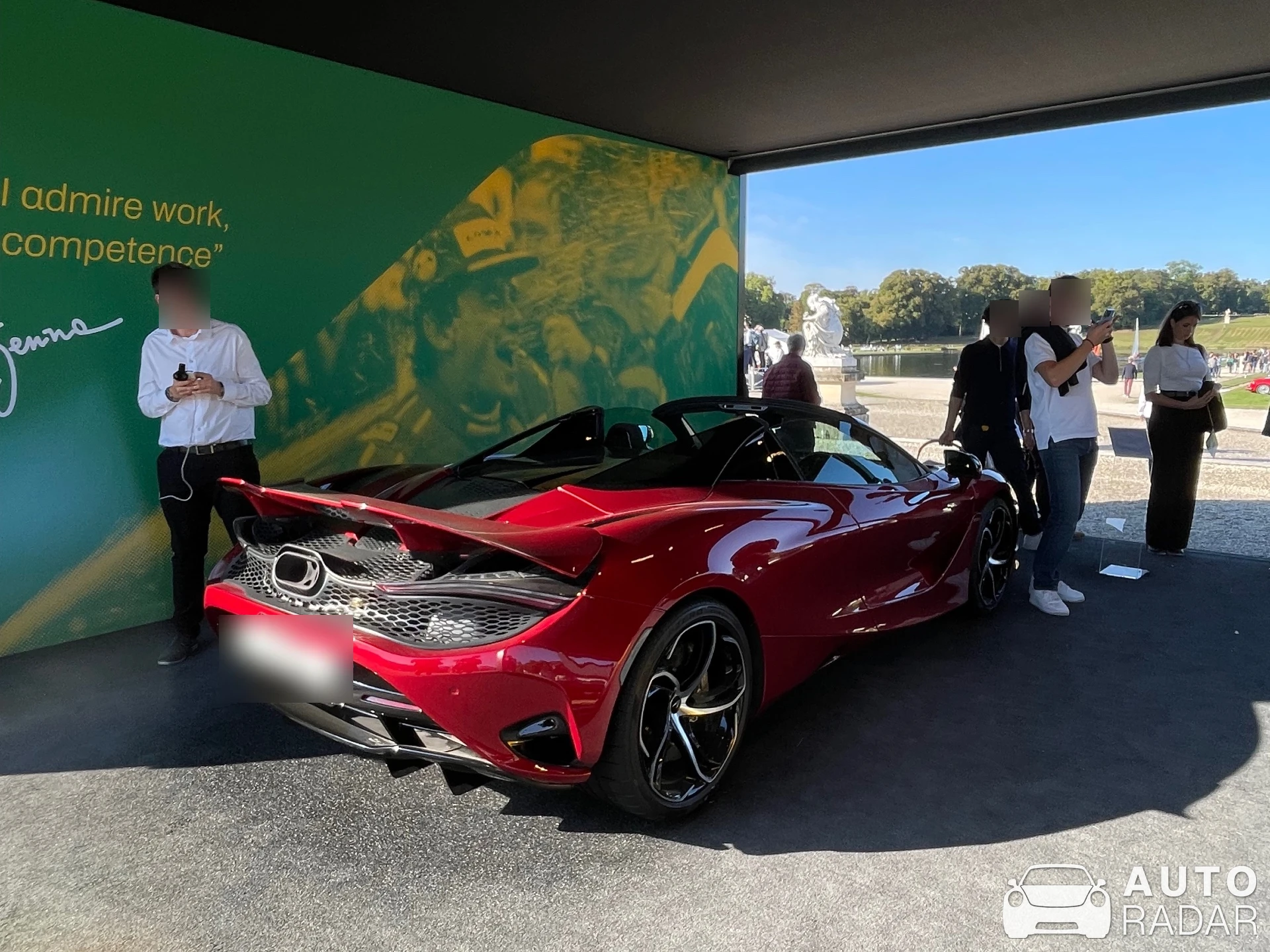 McLaren 750S Spider spotted in Chantilly, France