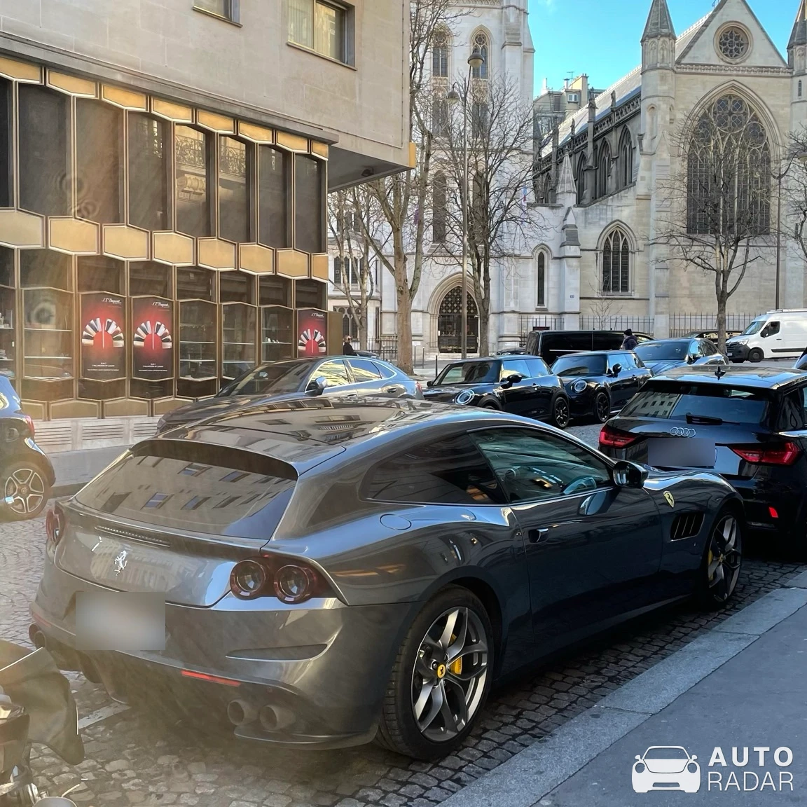 Ferrari GTC4Lusso spotted in Paris, France