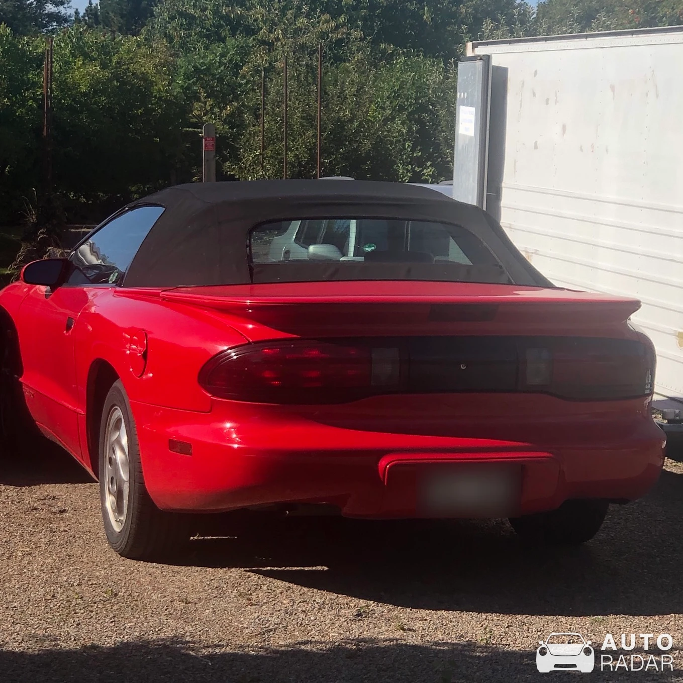 Pontiac Firebird TransAm Convertible spotted