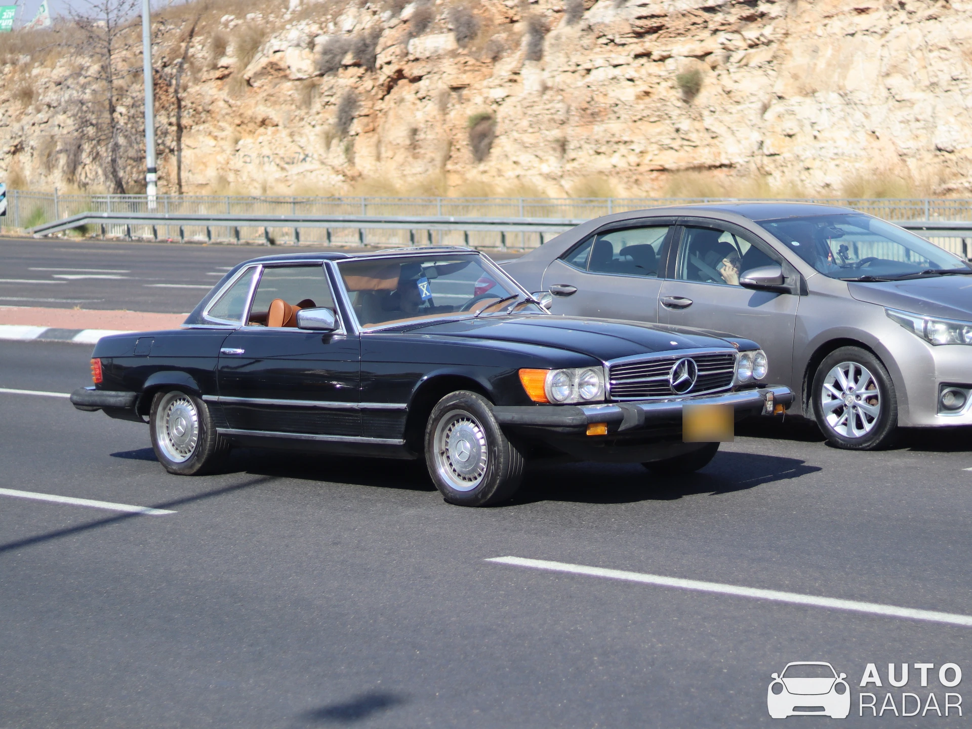 Mercedes-Benz 450 SL spotted in , Israel