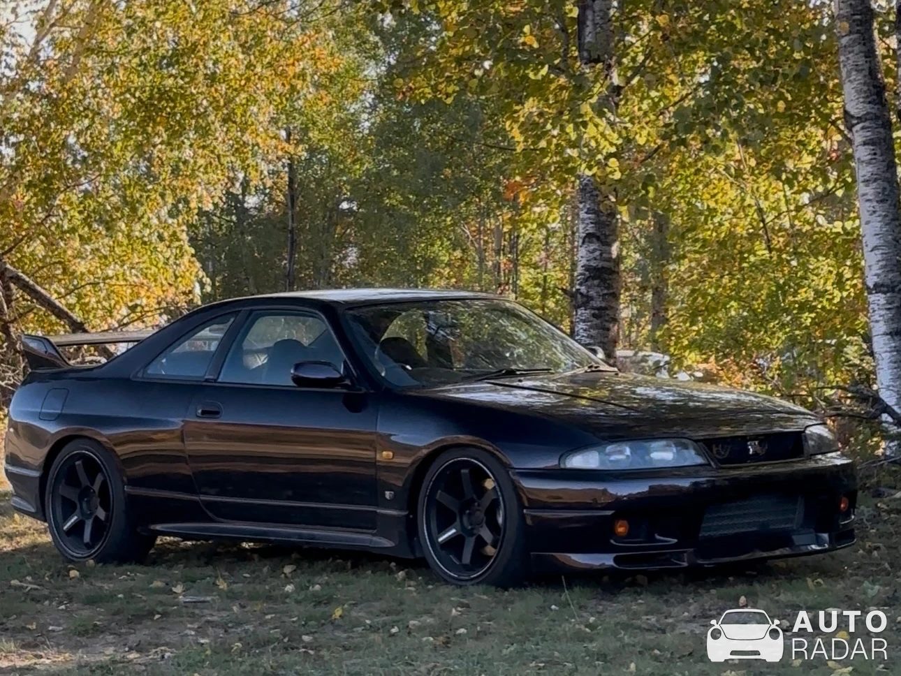 Nissan Skyline R33 GT-R V-Spec Midnight Purple spotted in Mont-Tremblant