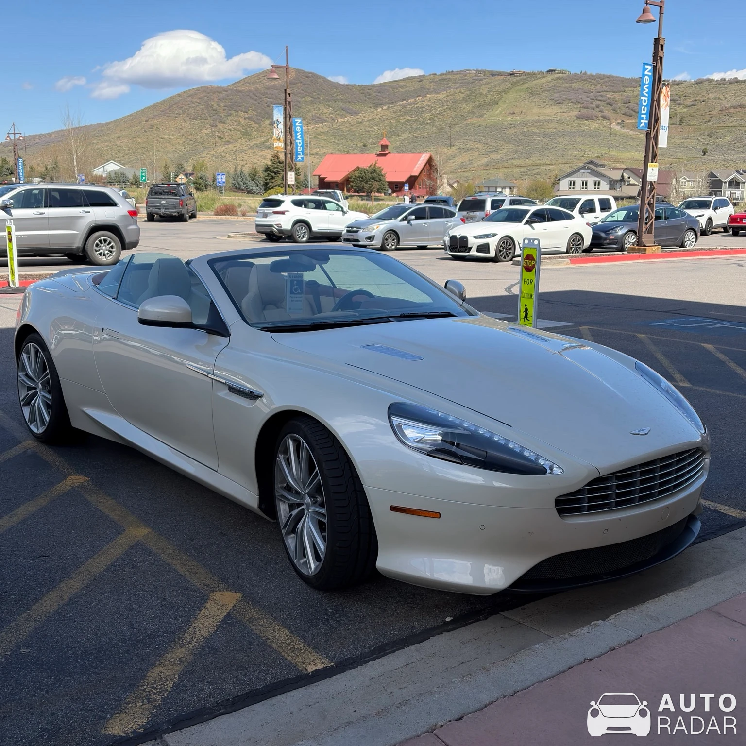 Aston Martin DB9 Volante spotted in Layton