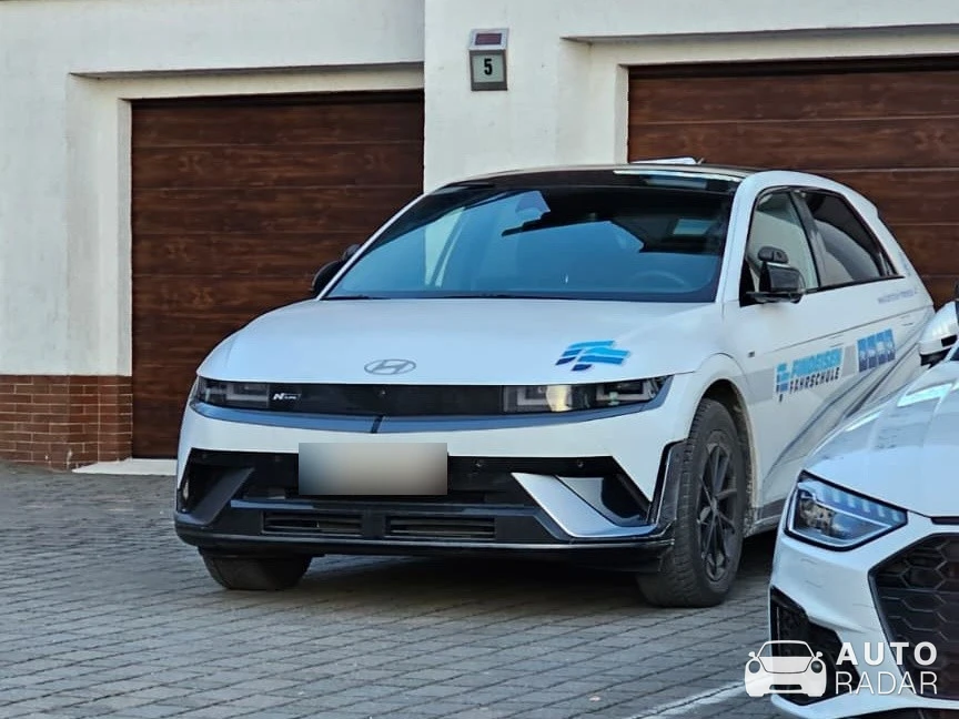 Hyundai Ioniq 5 N spotted in Burkhardtsdorf, Germany