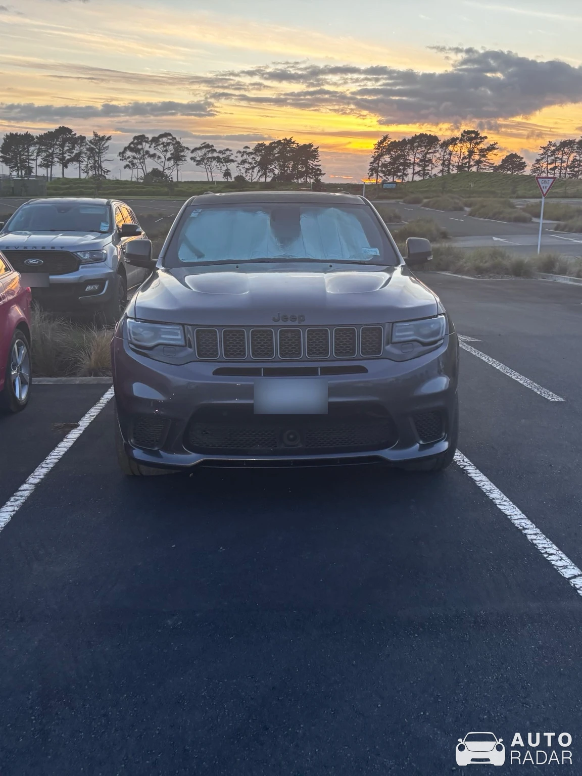 Jeep Grand Cherokee SRT Trackhawk spotted in Auckland