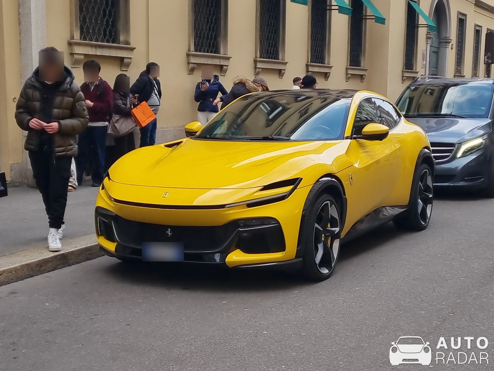 Ferrari Purosangue spotted in Milano, Italy