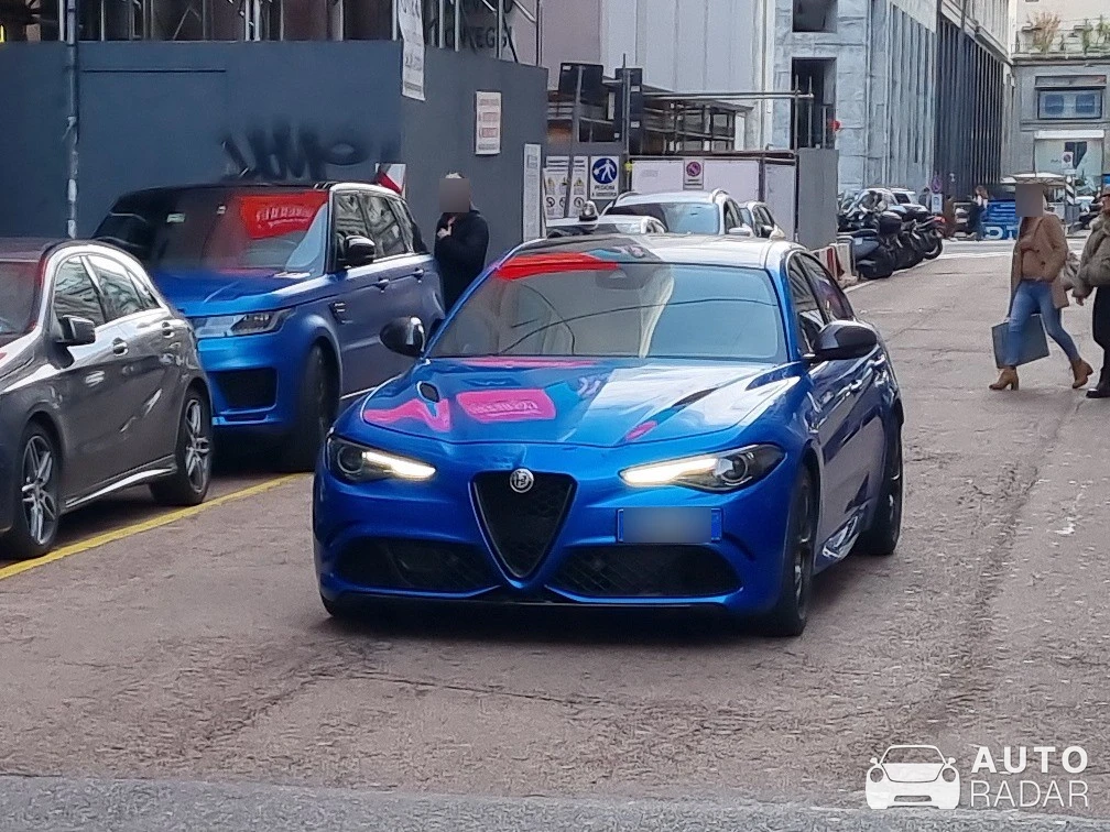 Alfa Romeo Giulia Quadrifoglio spotted in Milano, Italia