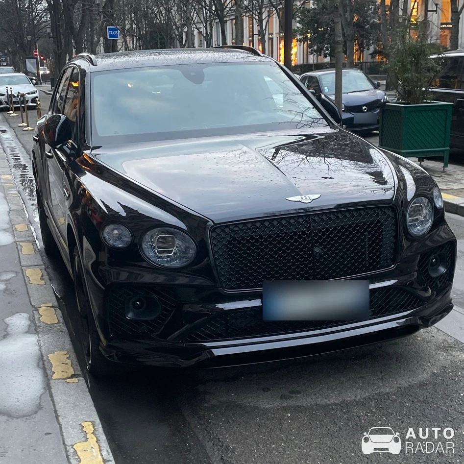 Bentley Bentayga spotted in Paris, France