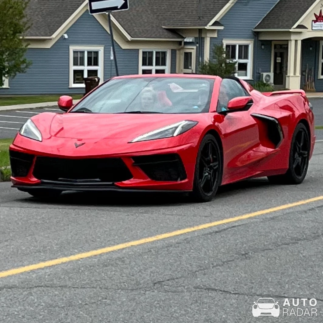 Chevrolet Corvette C8 Stingray Convertible spotted in Lac-Brome, Canada