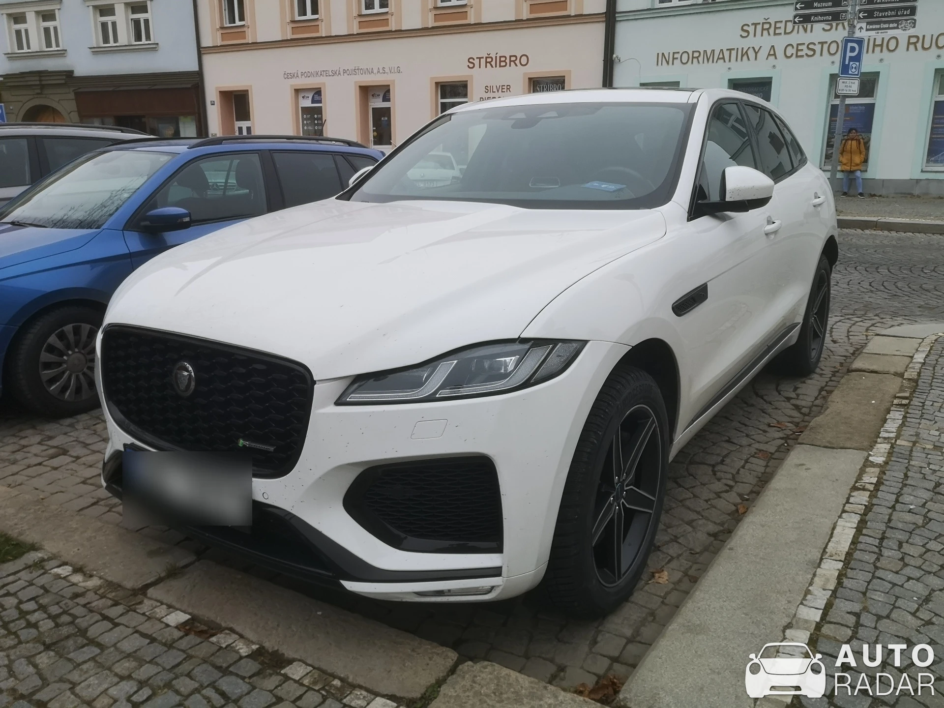 Jaguar F-PACE spotted in Pelhřimov, Česko