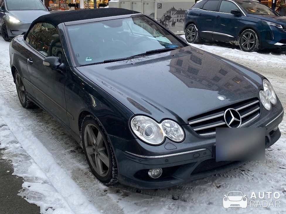 Mercedes-Benz CLK 63 AMG Cabriolet spotted in Trondheim, Norge