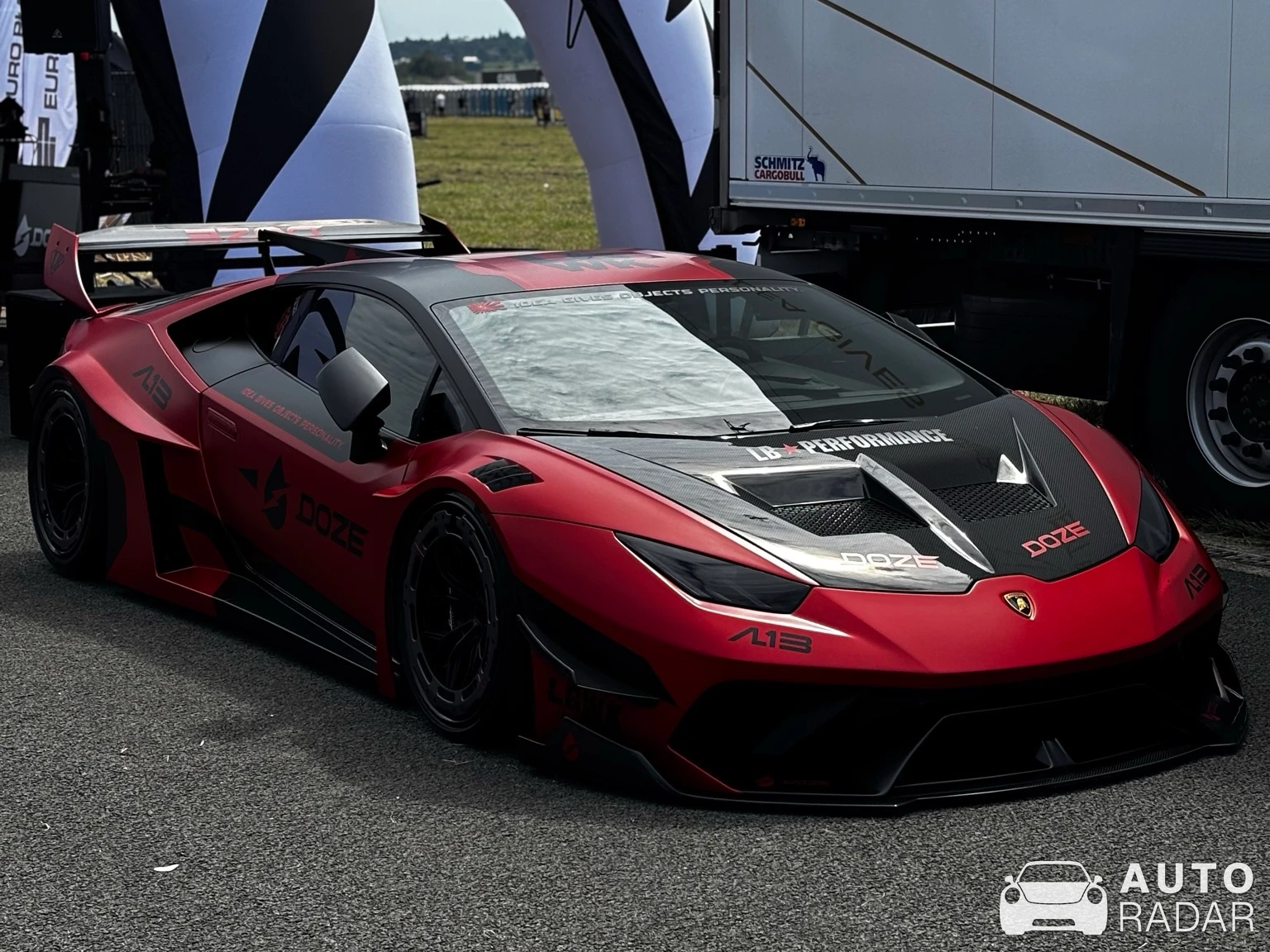 Lamborghini Huracán LP640-4 Evo Liberty Walk Widebody Doze Edition spotted in Krosno