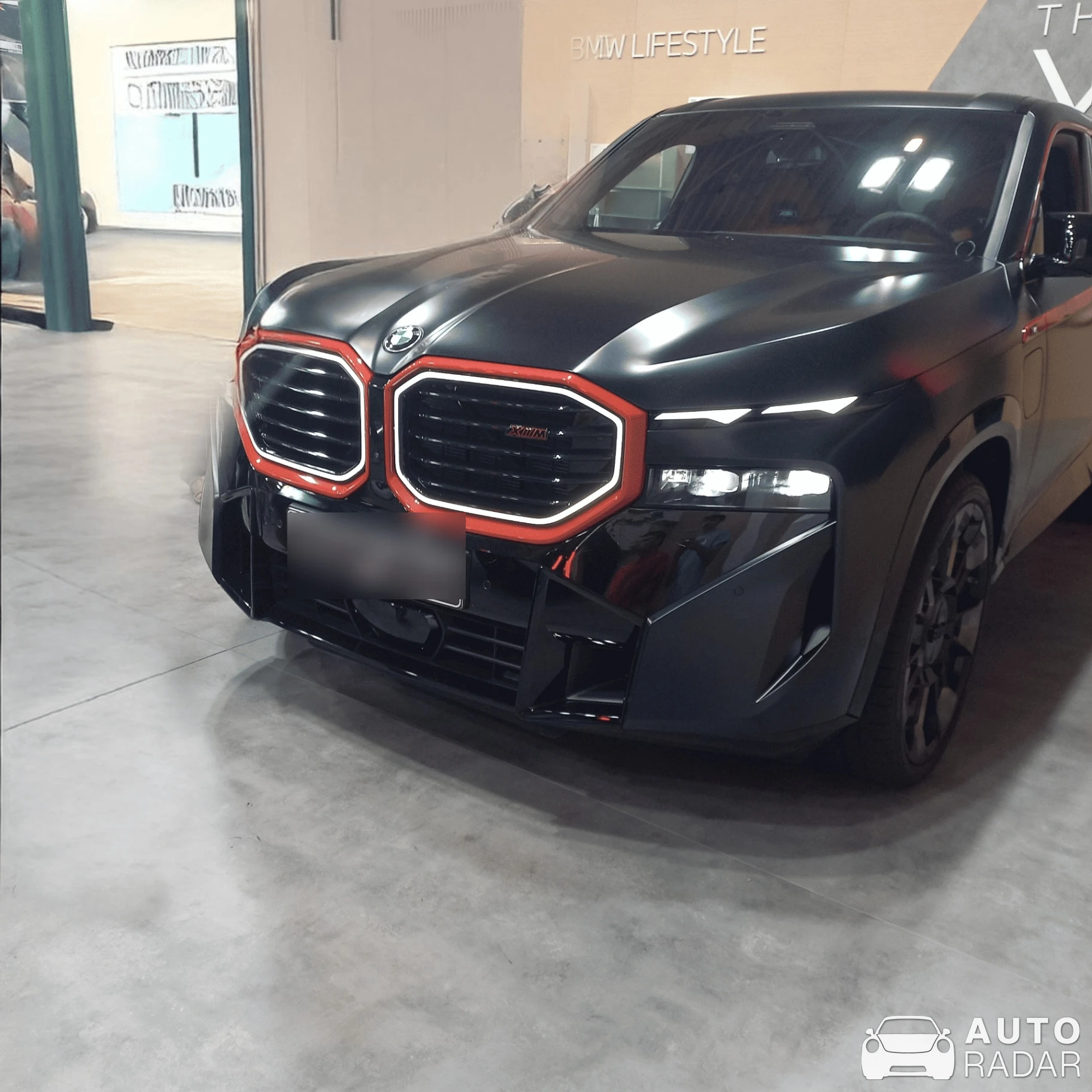 BMW XM G09 Label Red spotted in Spata, Greece