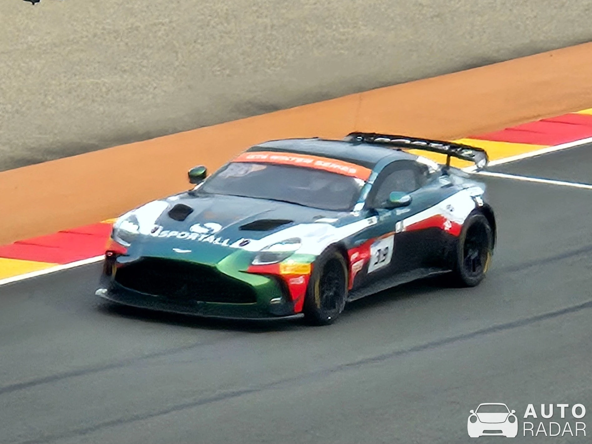 Aston Martin V8 Vantage GT4 Evo spotted
