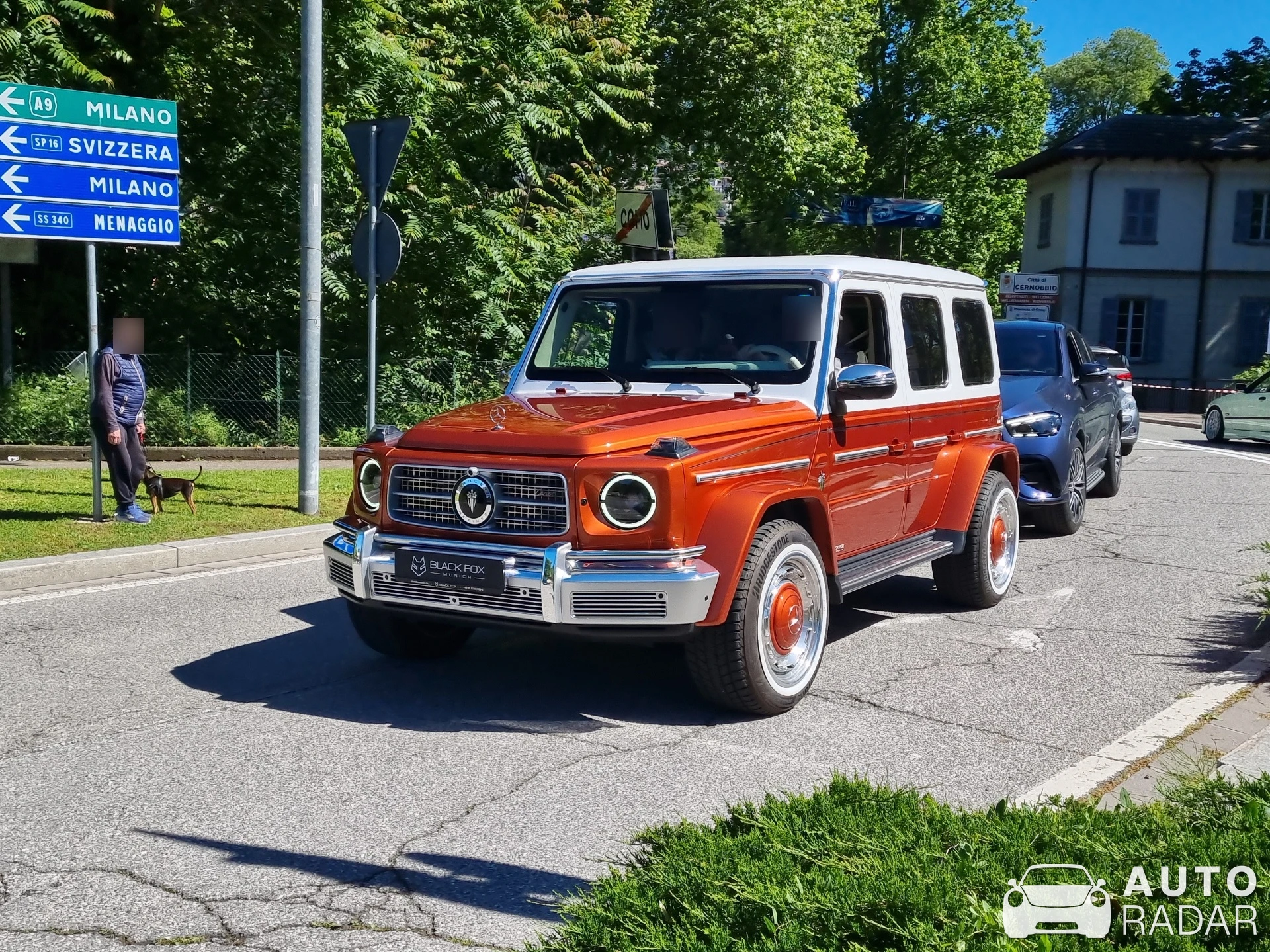Mercedes-AMG G 63 Carlex Vintage spotted in Como