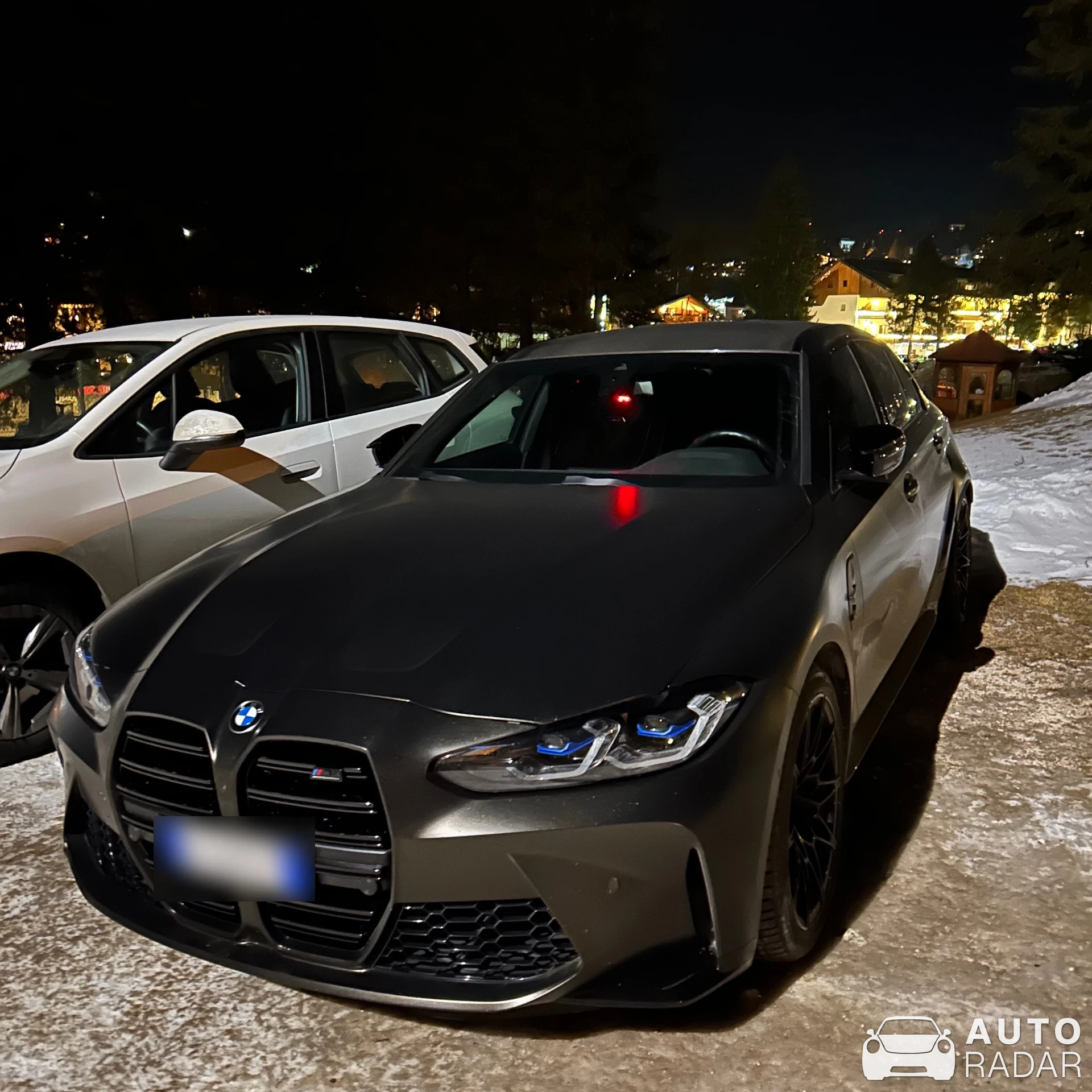 BMW M3 G80 Sedan Competition spotted in Cortina d'Ampezzo, Italien