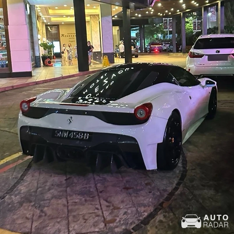 Ferrari 458 Italia Vorsteiner spotted in Singapore